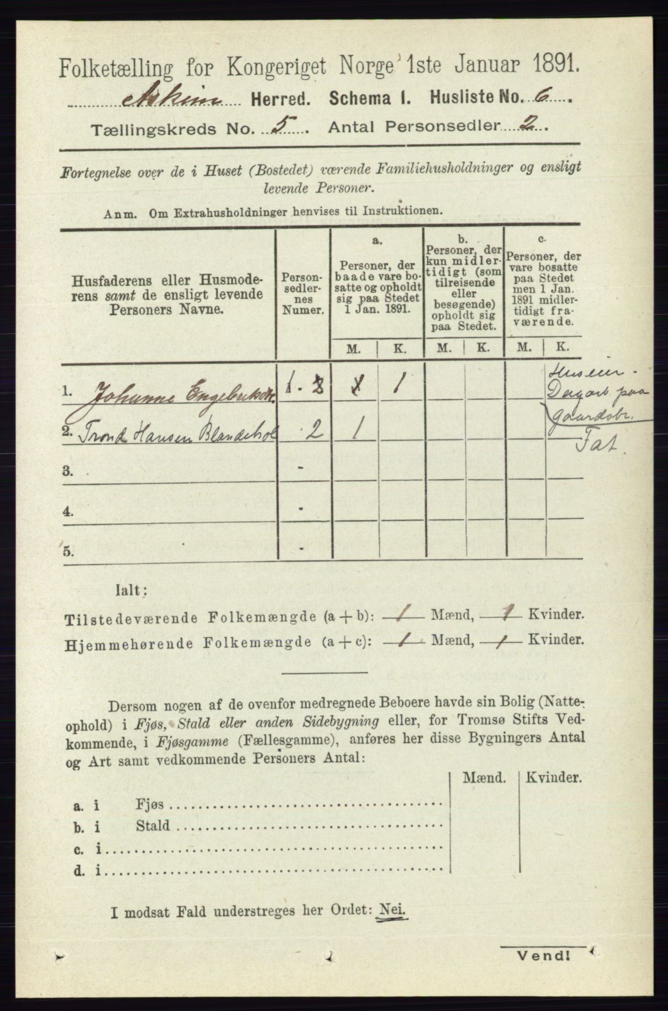 RA, Folketelling 1891 for 0124 Askim herred, 1891, s. 579