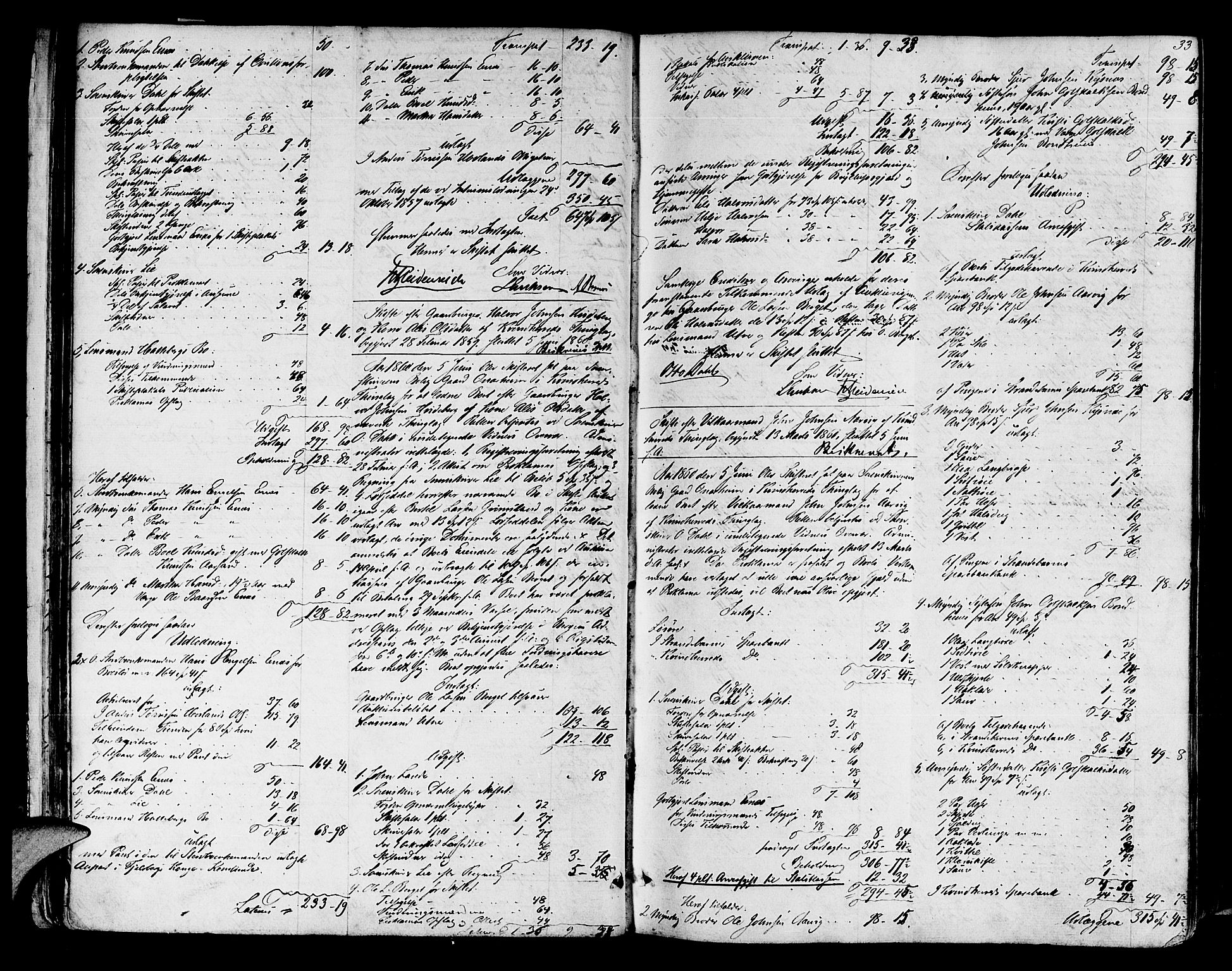 Sunnhordland sorenskrivar, AV/SAB-A-2401/1/H/Ha/Hae/L0005: Skifteprotokollar. Skånevik, Etne, Fjelberg og Kvinnherad. Register i protokoll, 1859-1872, s. 32b-33a