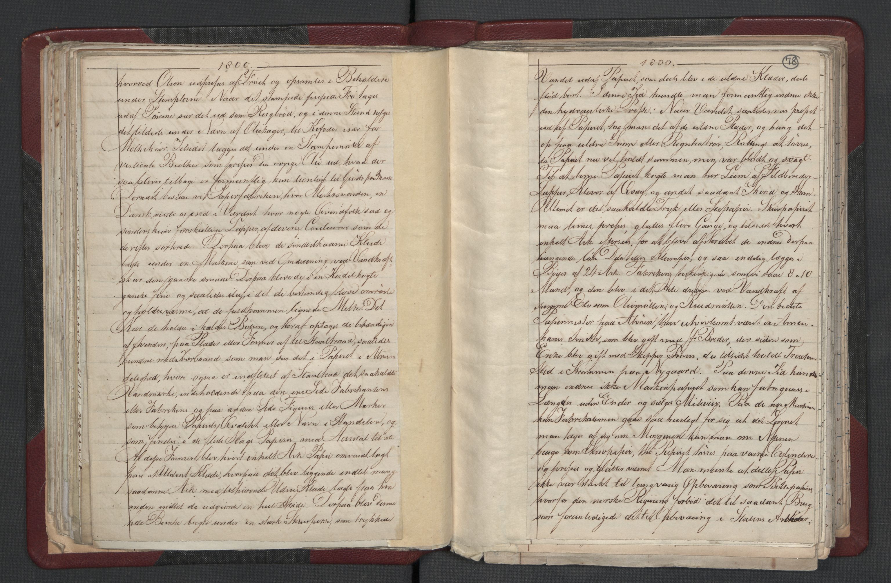 Meltzer, Fredrik, AV/RA-PA-0028/F/L0001: Dagbok for årene 1796-1808, 1811, 1817, 1796-1817, s. 77b-78a