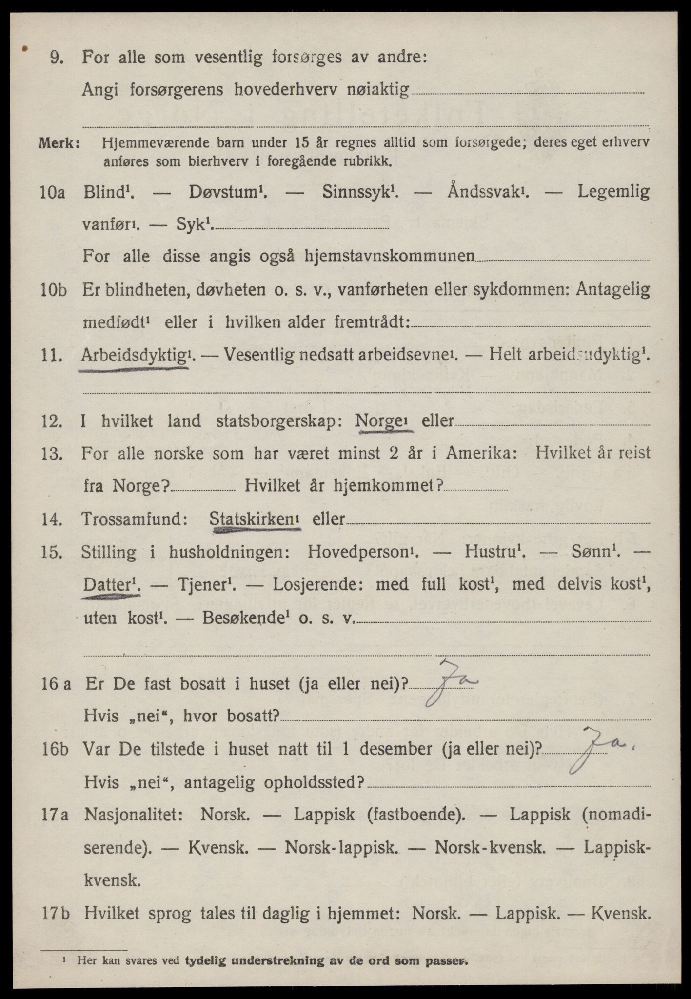 SAT, Folketelling 1920 for 1636 Meldal herred, 1920, s. 9536