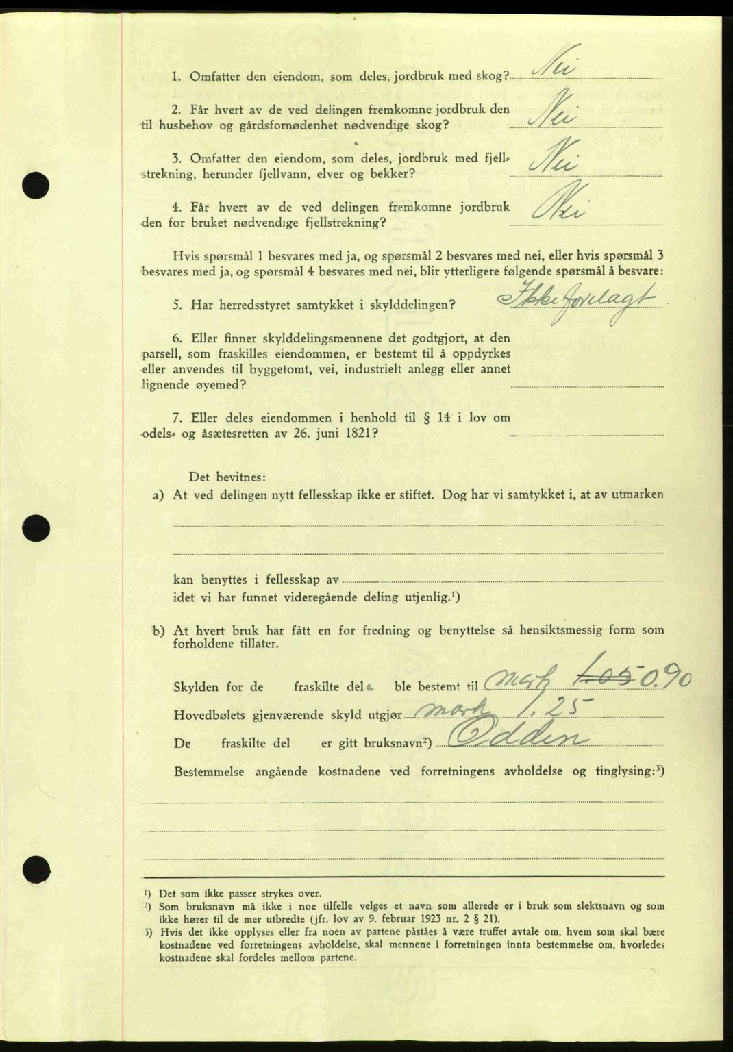 Hitra sorenskriveri, AV/SAT-A-0018/2/2C/2Ca: Pantebok nr. A2, 1943-1945, Dagboknr: 780/1943