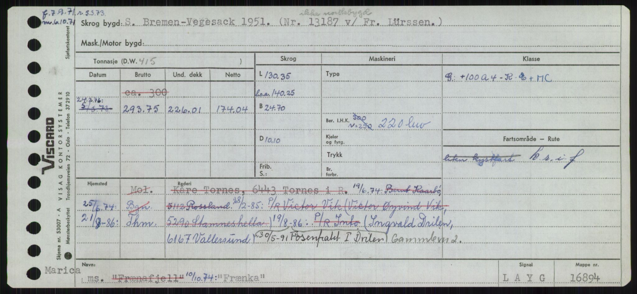 Sjøfartsdirektoratet med forløpere, Skipsmålingen, AV/RA-S-1627/H/Ha/L0002/0001: Fartøy, Eik-Hill / Fartøy, Eik-F, s. 839