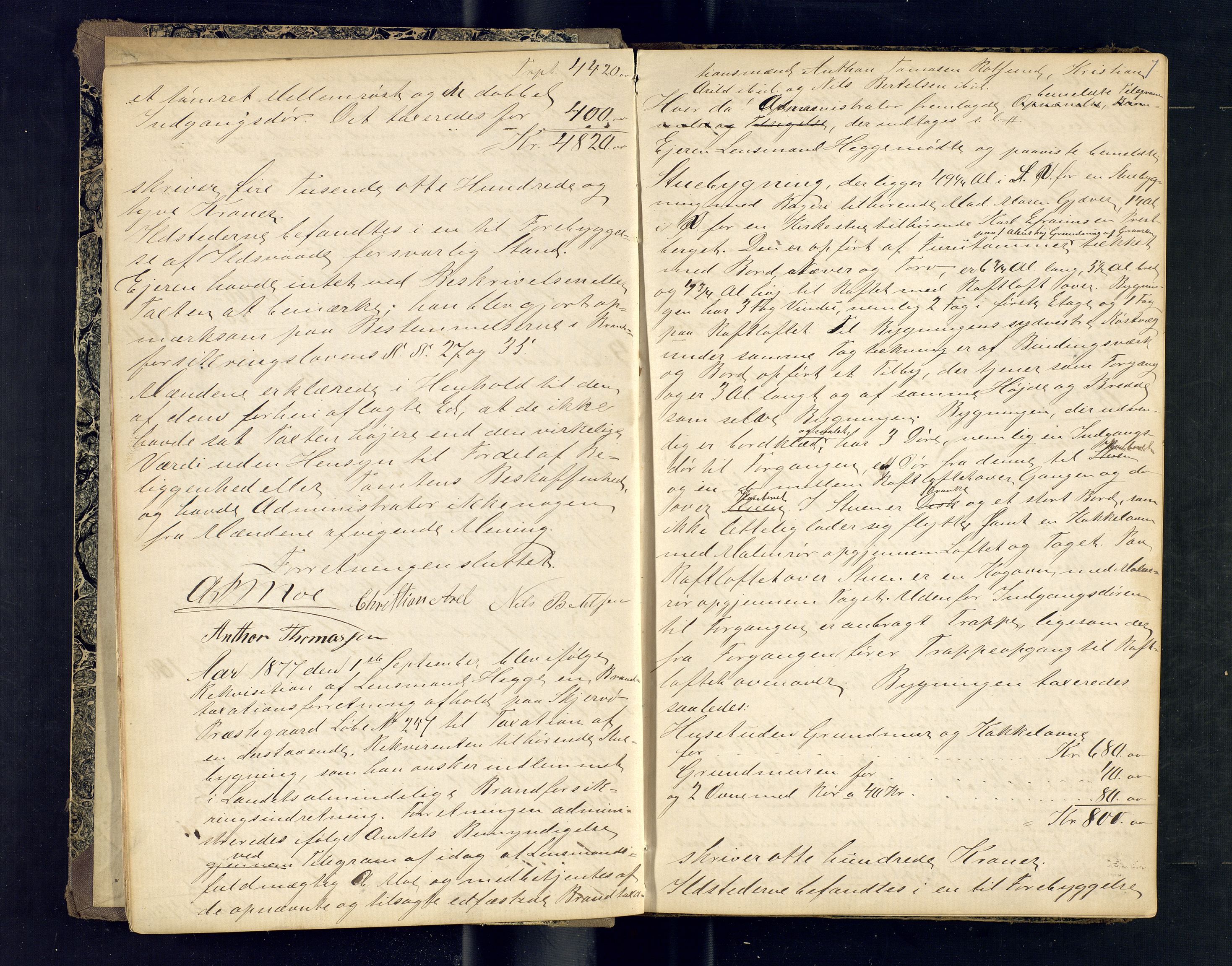 Skjervøy lensmannskontor, AV/SATØ-SATØ-63/F/Fu/Fub/L0239: Branntakstprotokoll, 1877-1886, s. 7