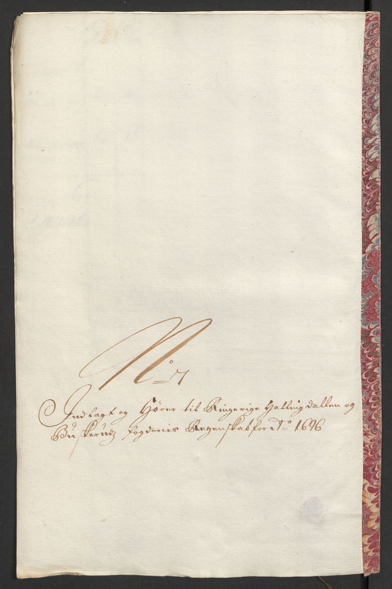 Rentekammeret inntil 1814, Reviderte regnskaper, Fogderegnskap, RA/EA-4092/R22/L1453: Fogderegnskap Ringerike, Hallingdal og Buskerud, 1696, s. 257