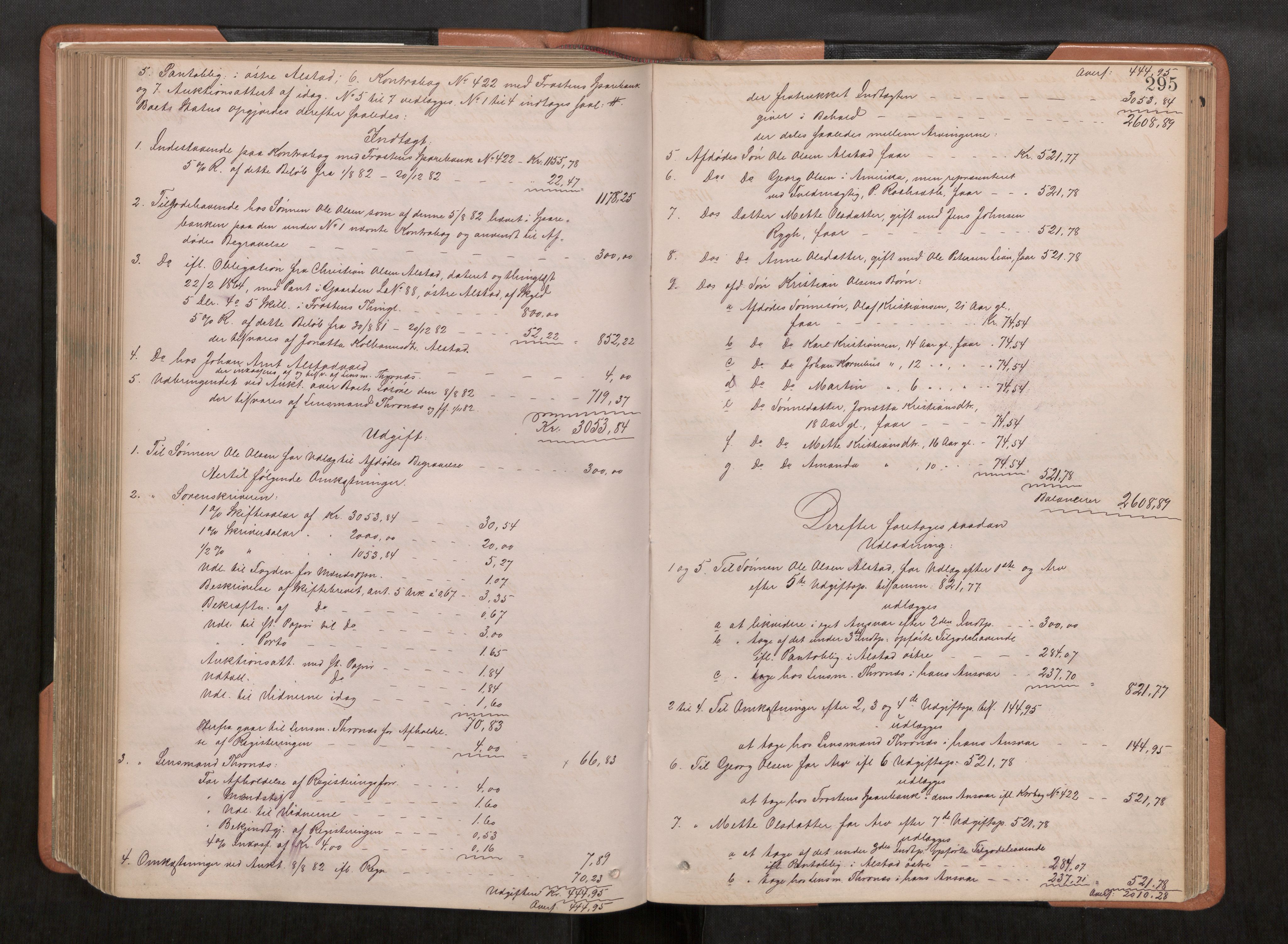 Stjør- og Verdal sorenskriveri, AV/SAT-A-4167/1/3/3A/L0044: Skifteslutningsprotokoll, 1877-1884, s. 295