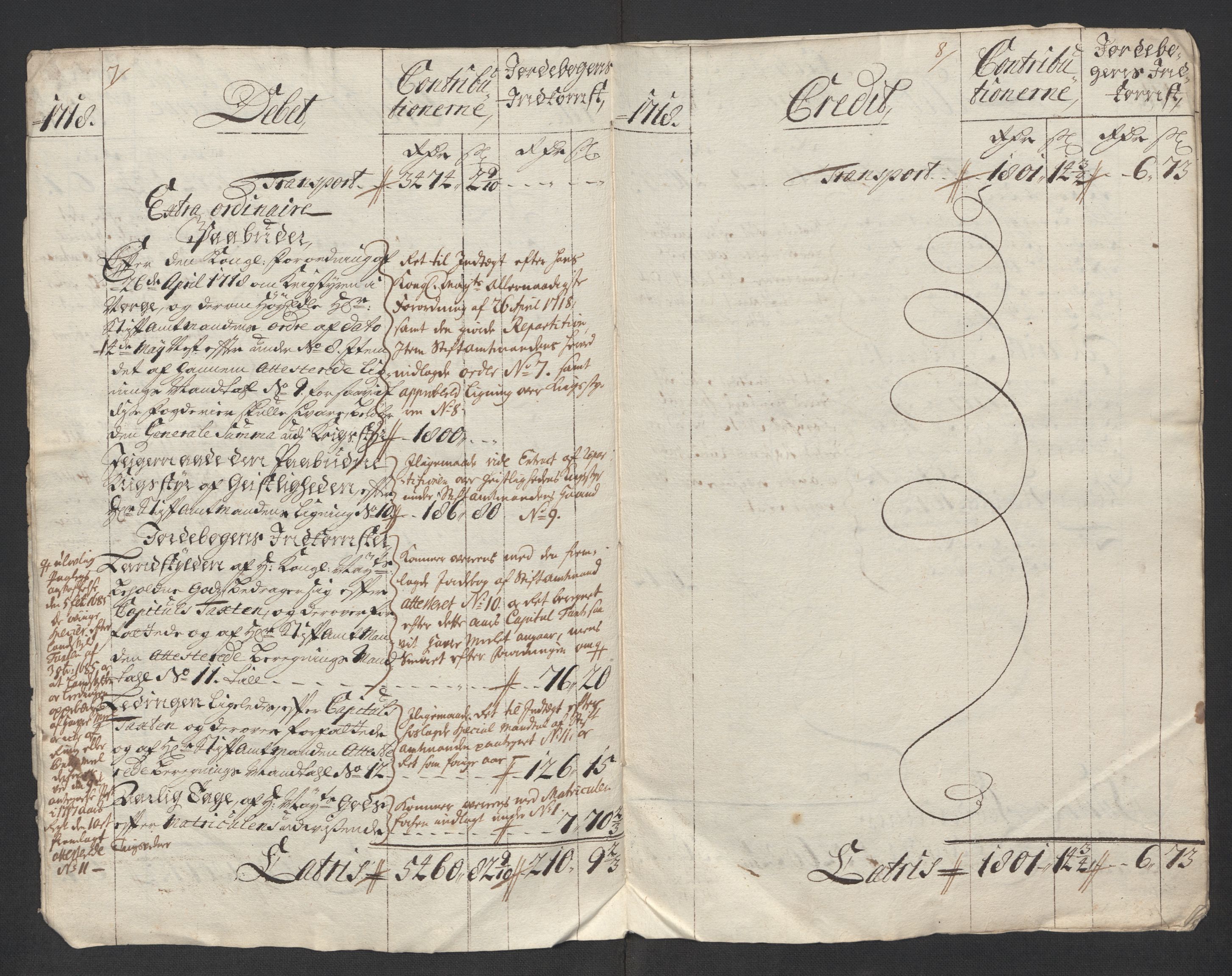 Rentekammeret inntil 1814, Reviderte regnskaper, Fogderegnskap, RA/EA-4092/R24/L1594: Fogderegnskap Numedal og Sandsvær, 1718, s. 7