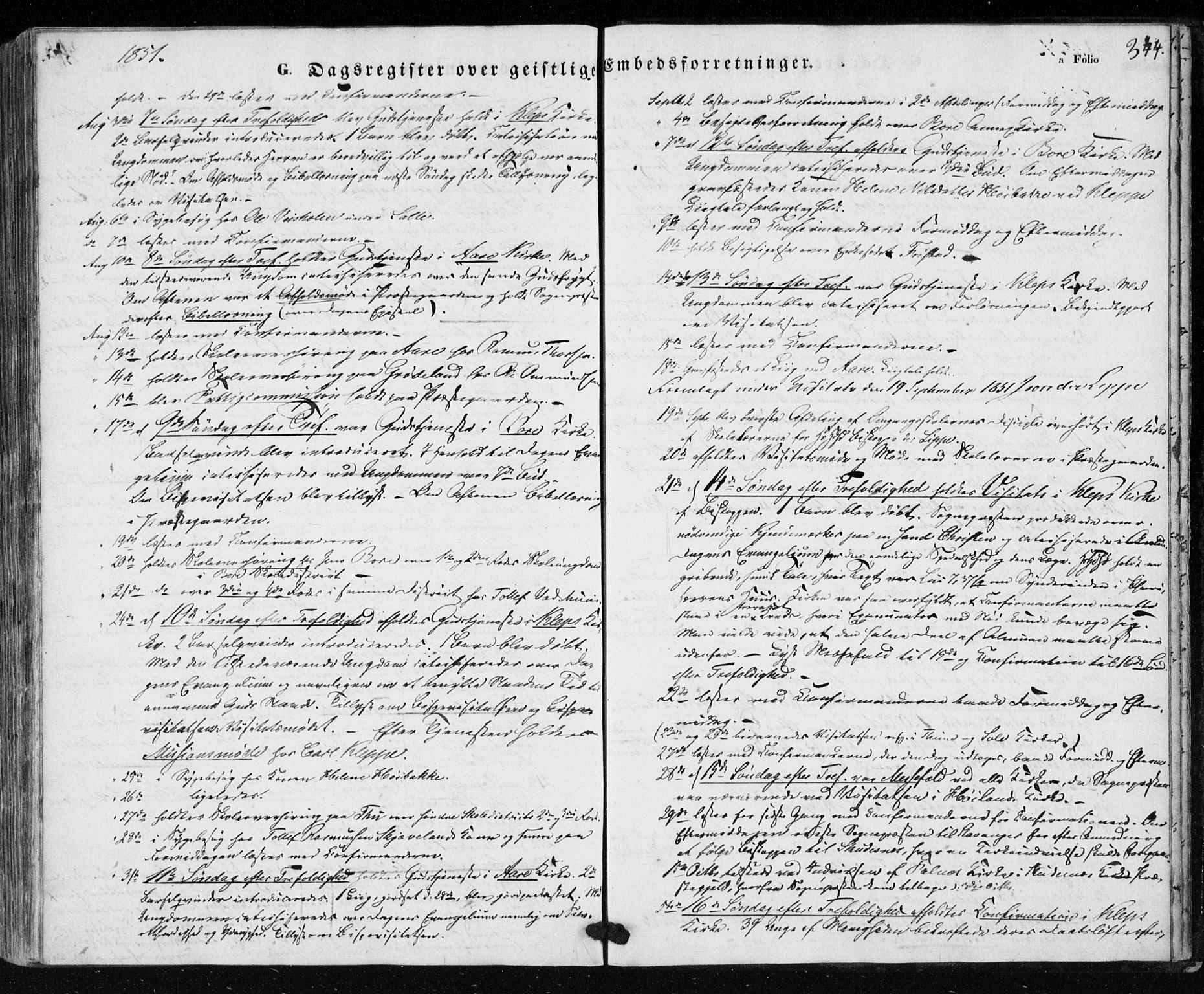 Klepp sokneprestkontor, AV/SAST-A-101803/001/3/30BA/L0004: Ministerialbok nr. A 4, 1842-1852, s. 344