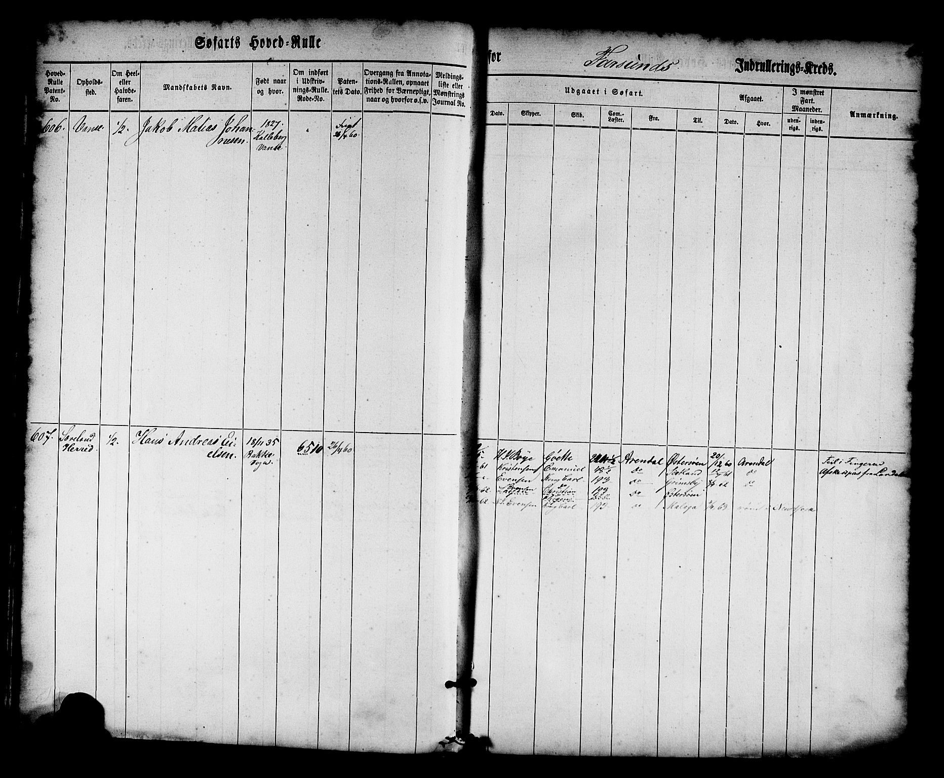 Farsund mønstringskrets, AV/SAK-2031-0017/F/Fb/L0014: Hovedrulle nr 575-1148, Z-6, 1860-1869, s. 19