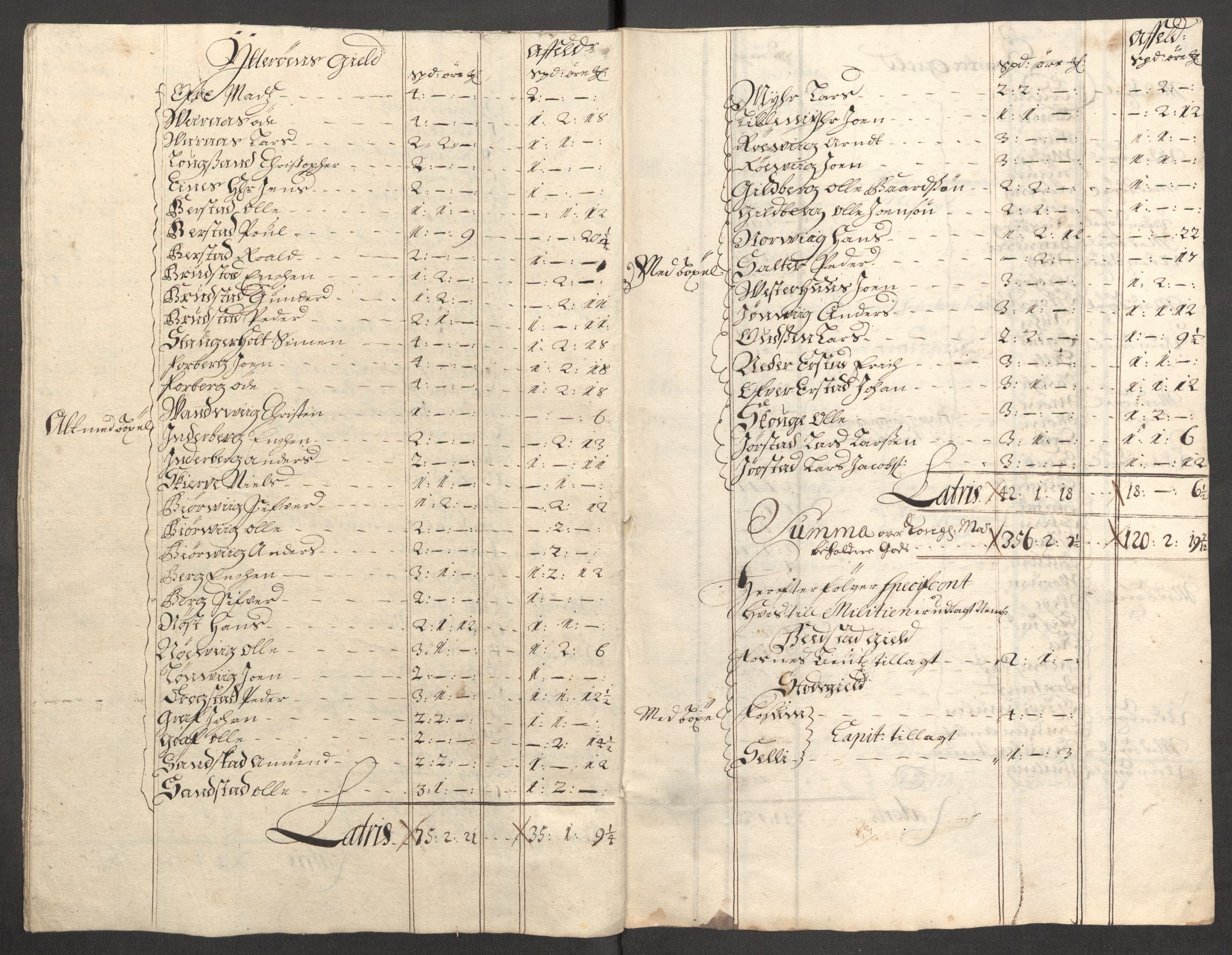 Rentekammeret inntil 1814, Reviderte regnskaper, Fogderegnskap, RA/EA-4092/R63/L4315: Fogderegnskap Inderøy, 1706-1707, s. 415
