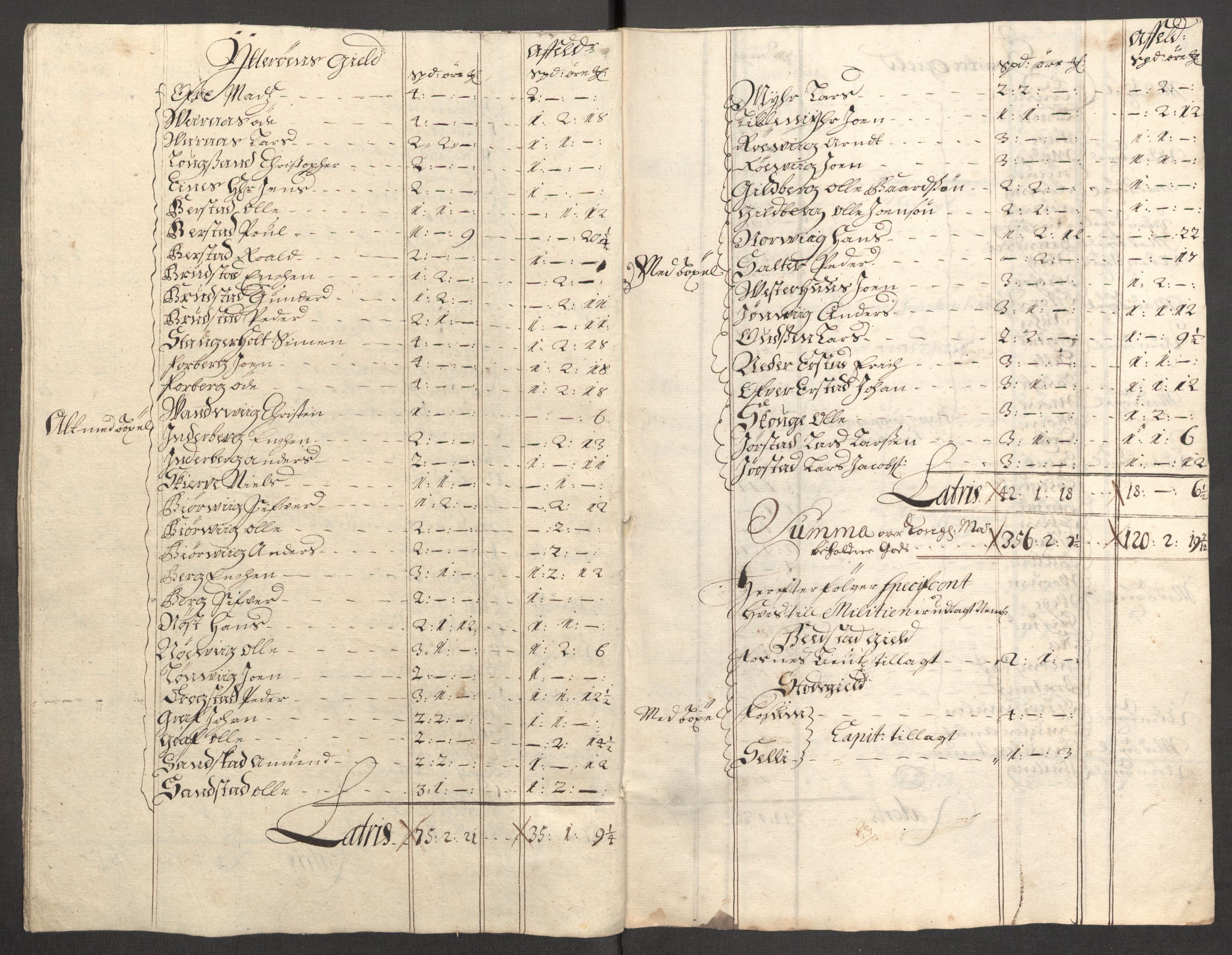 Rentekammeret inntil 1814, Reviderte regnskaper, Fogderegnskap, AV/RA-EA-4092/R63/L4315: Fogderegnskap Inderøy, 1706-1707, s. 415