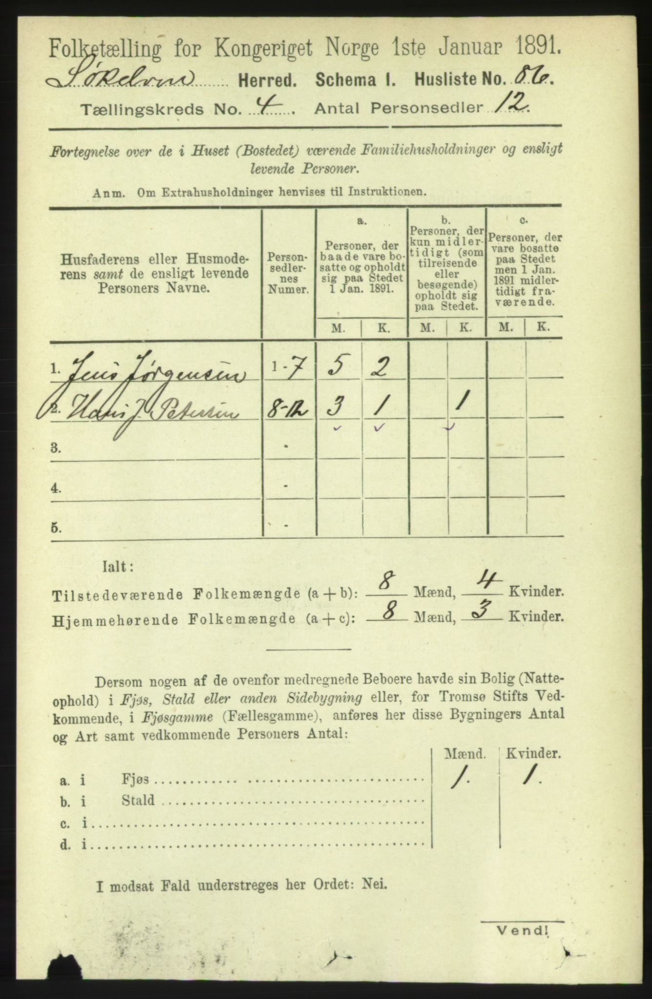 RA, Folketelling 1891 for 1528 Sykkylven herred, 1891, s. 2311