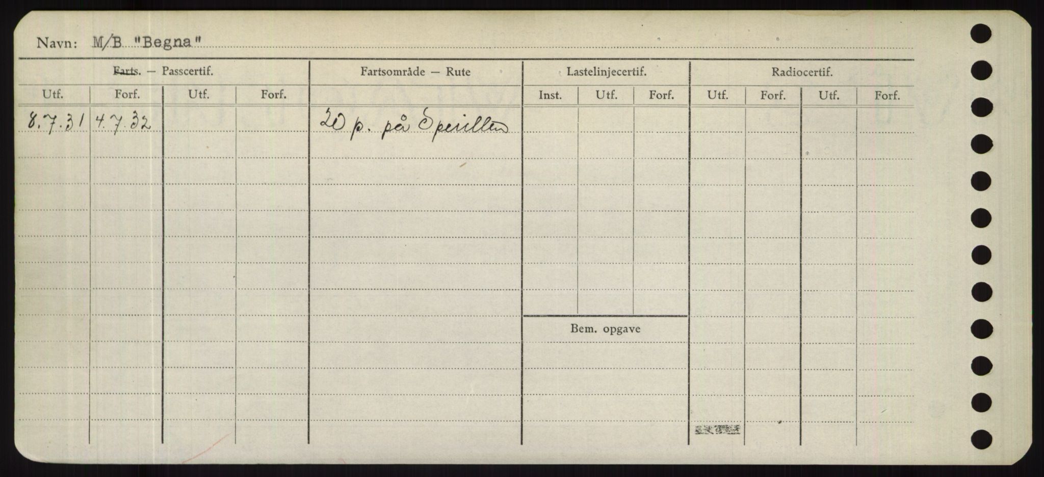 Sjøfartsdirektoratet med forløpere, Skipsmålingen, RA/S-1627/H/Hd/L0003: Fartøy, B-Bev, s. 464