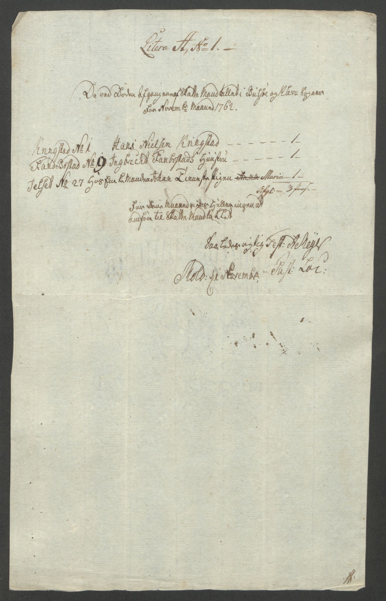 Rentekammeret inntil 1814, Reviderte regnskaper, Fogderegnskap, RA/EA-4092/R55/L3730: Ekstraskatten Romsdal, 1762-1763, s. 164