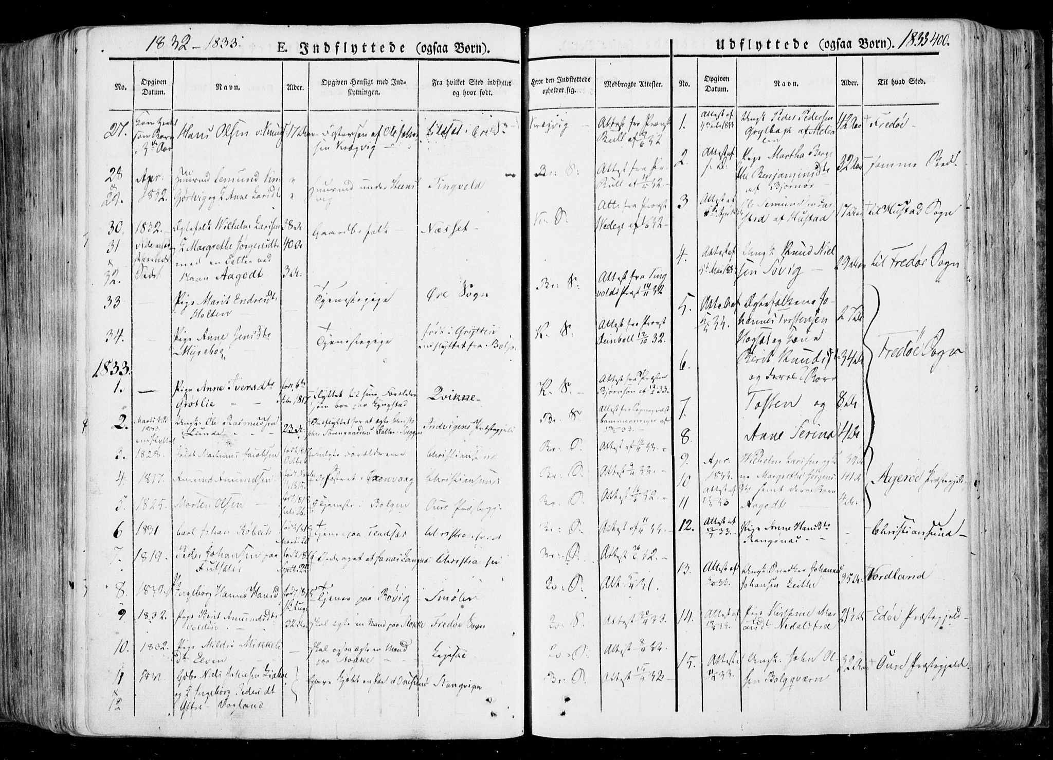 Ministerialprotokoller, klokkerbøker og fødselsregistre - Møre og Romsdal, AV/SAT-A-1454/568/L0803: Ministerialbok nr. 568A10, 1830-1853, s. 400