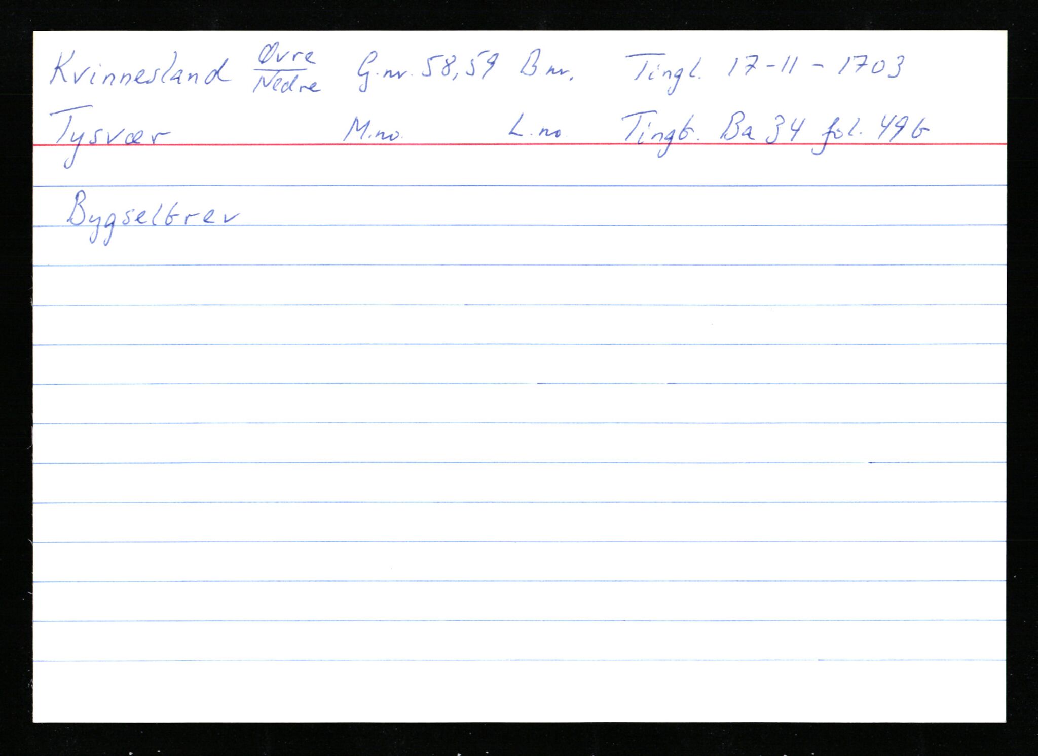 Statsarkivet i Stavanger, AV/SAST-A-101971/03/Y/Ym/L0033: Åstedskort sortert etter gårdsnavn: Kvelland - Lagestranden, 1600-1950, s. 142