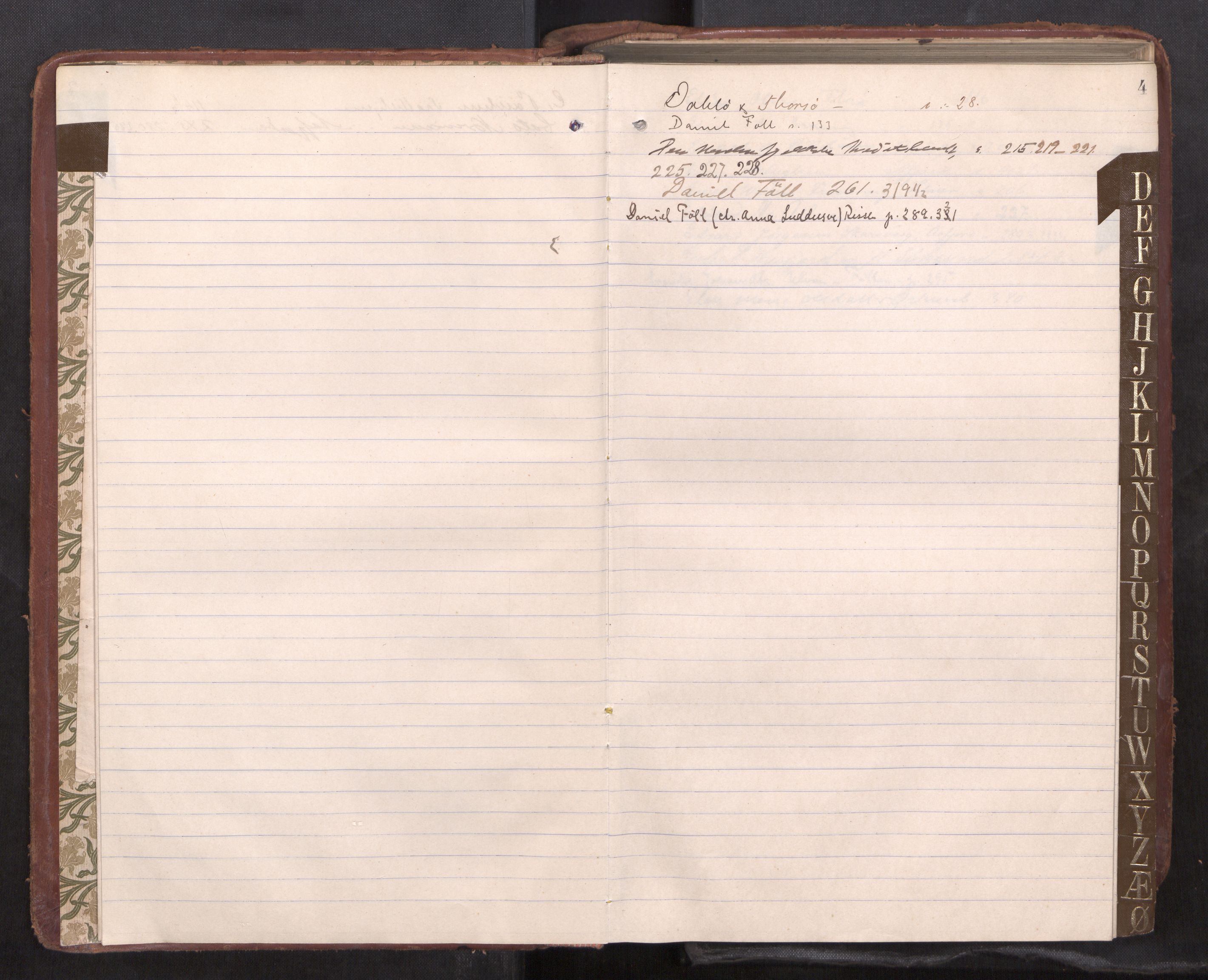 Fosen sorenskriveri, AV/SAT-A-1107/1/1/1B/L0032: Ekstrarettsprotokoll, 1910-1917, s. 3b-4a