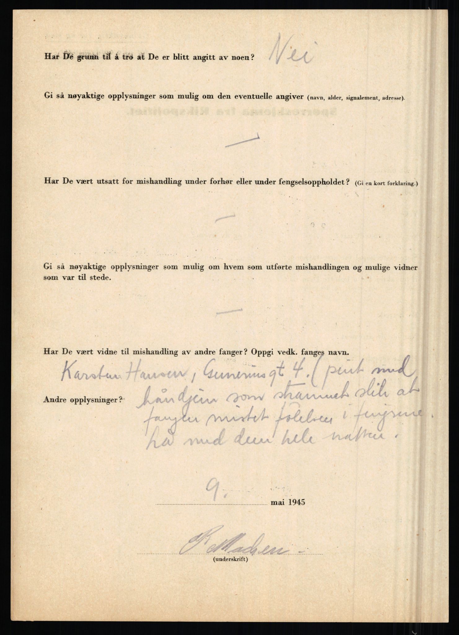 Rikspolitisjefen, AV/RA-S-1560/L/L0011: Lucassen, Oscar Fredrik - Moen, Olav, 1940-1945, s. 395