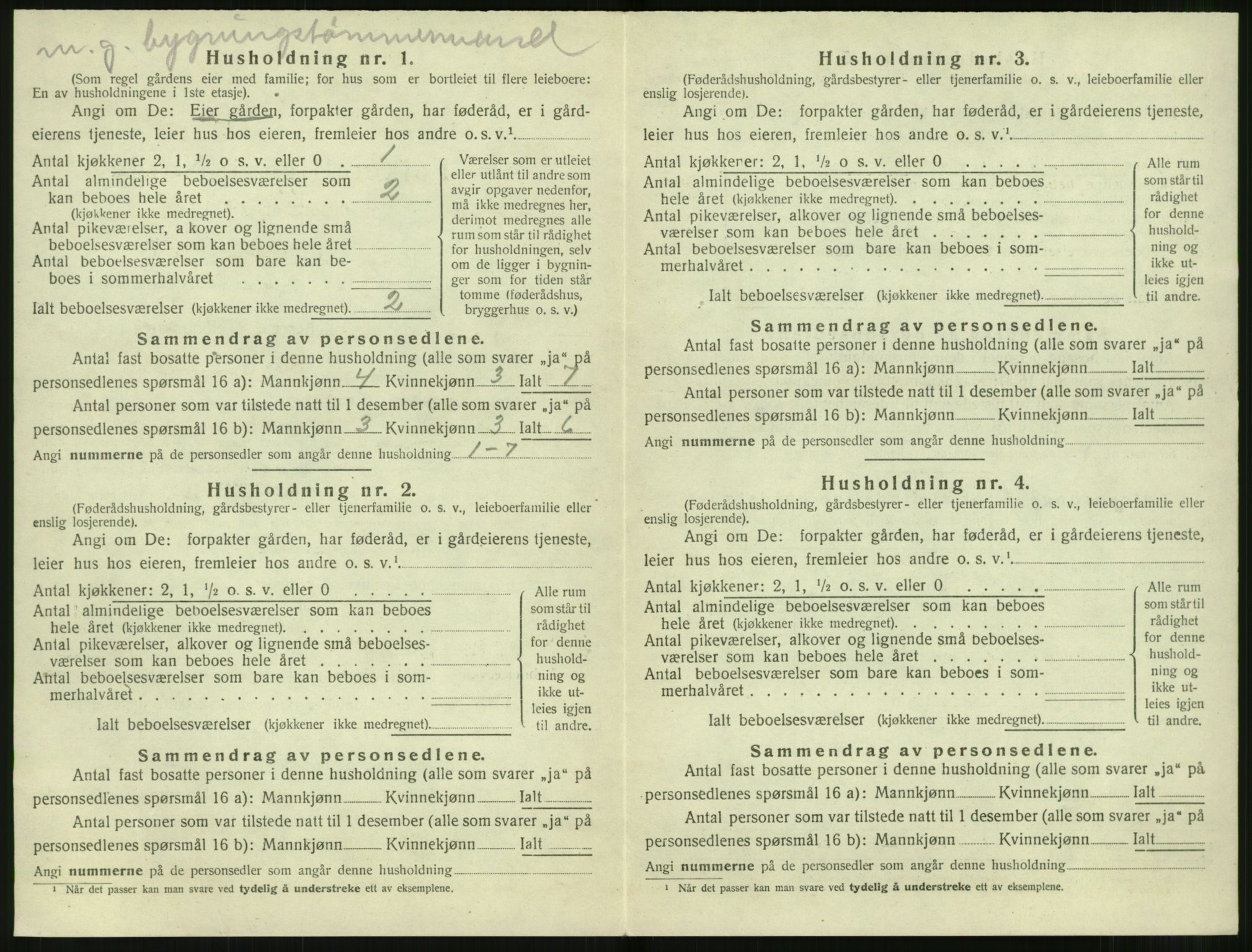 SAT, Folketelling 1920 for 1523 Sunnylven herred, 1920, s. 337