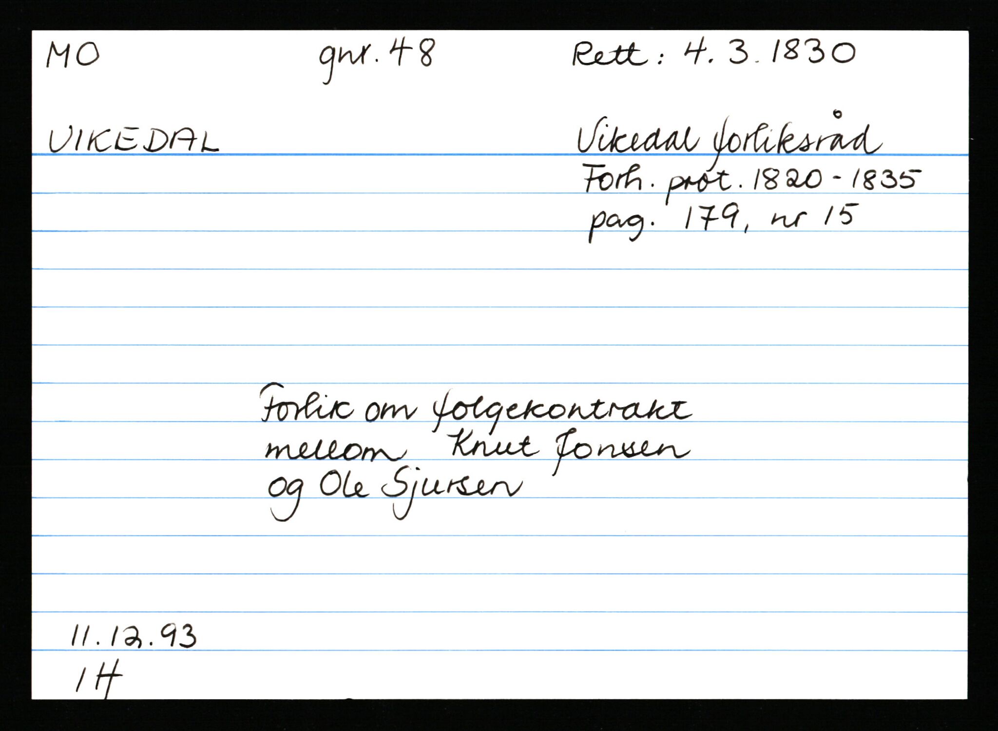 Statsarkivet i Stavanger, AV/SAST-A-101971/03/Y/Ym/L0039: Åstedskort sortert etter gårdsnavn: Mo - Myglebostad, 1600-1950, s. 30