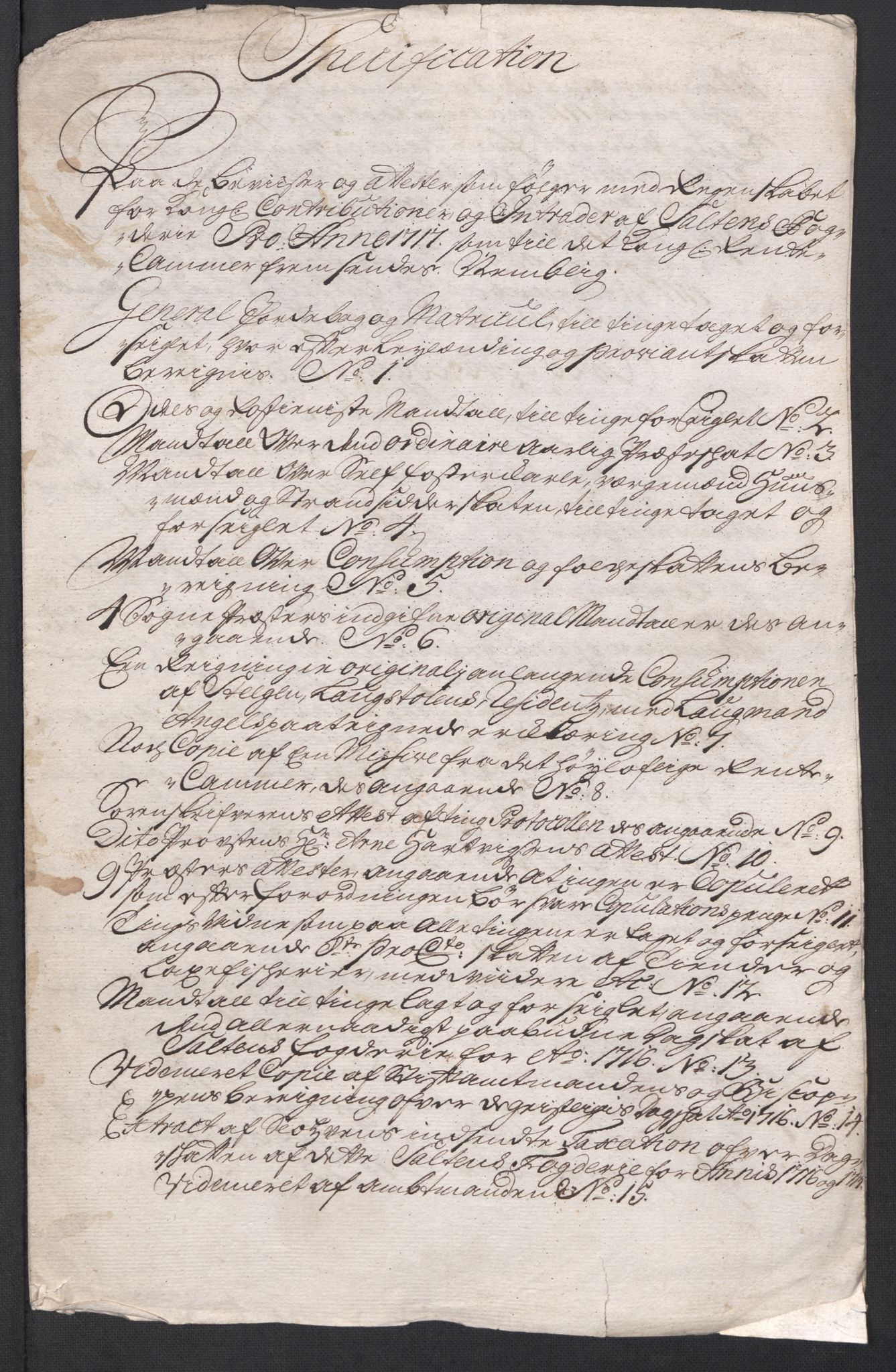 Rentekammeret inntil 1814, Reviderte regnskaper, Fogderegnskap, RA/EA-4092/R66/L4587: Fogderegnskap Salten, 1717, s. 24
