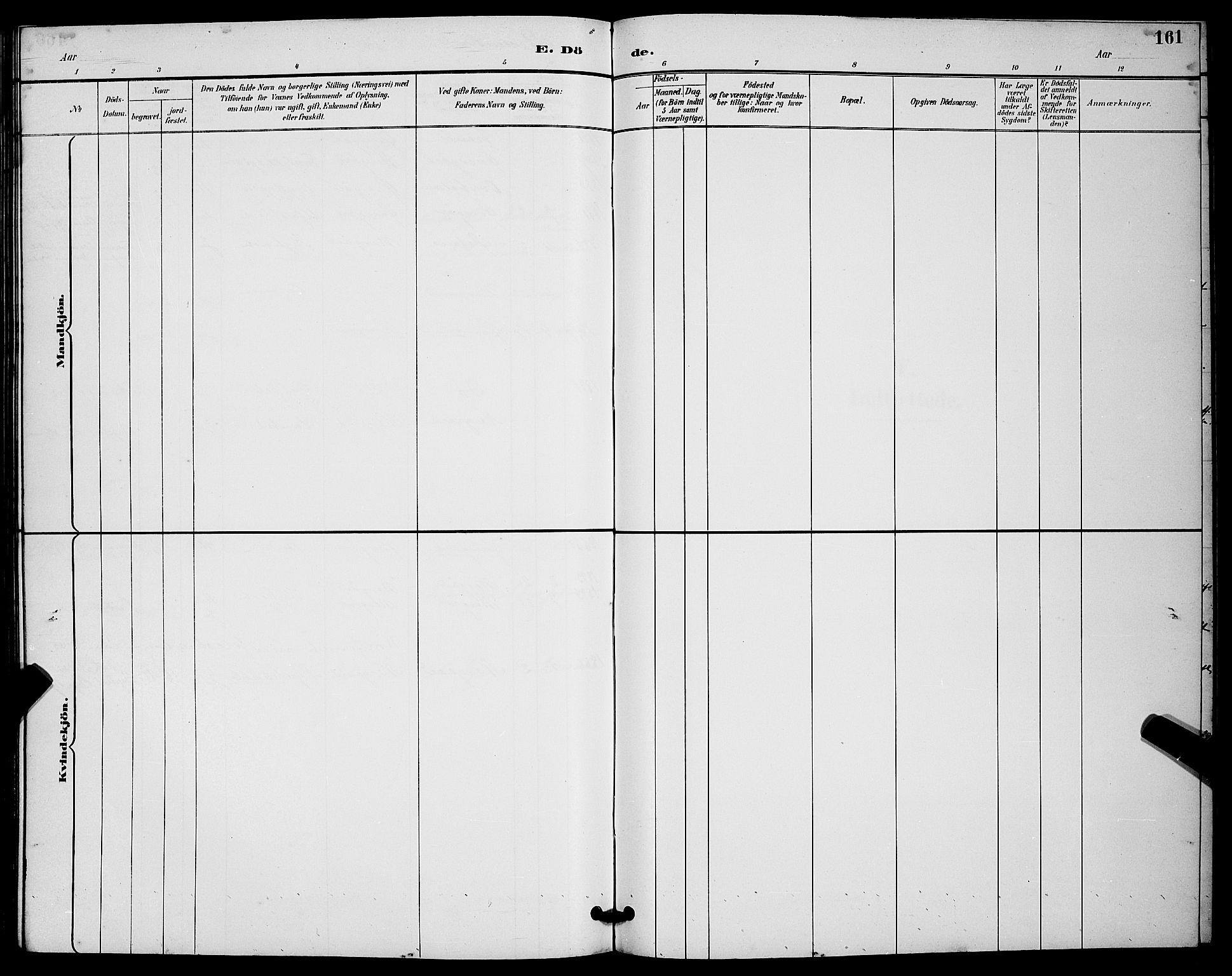 Sand/Bjarkøy sokneprestkontor, AV/SATØ-S-0811/I/Ia/Iab/L0003klokker: Klokkerbok nr. 3, 1891-1904, s. 161