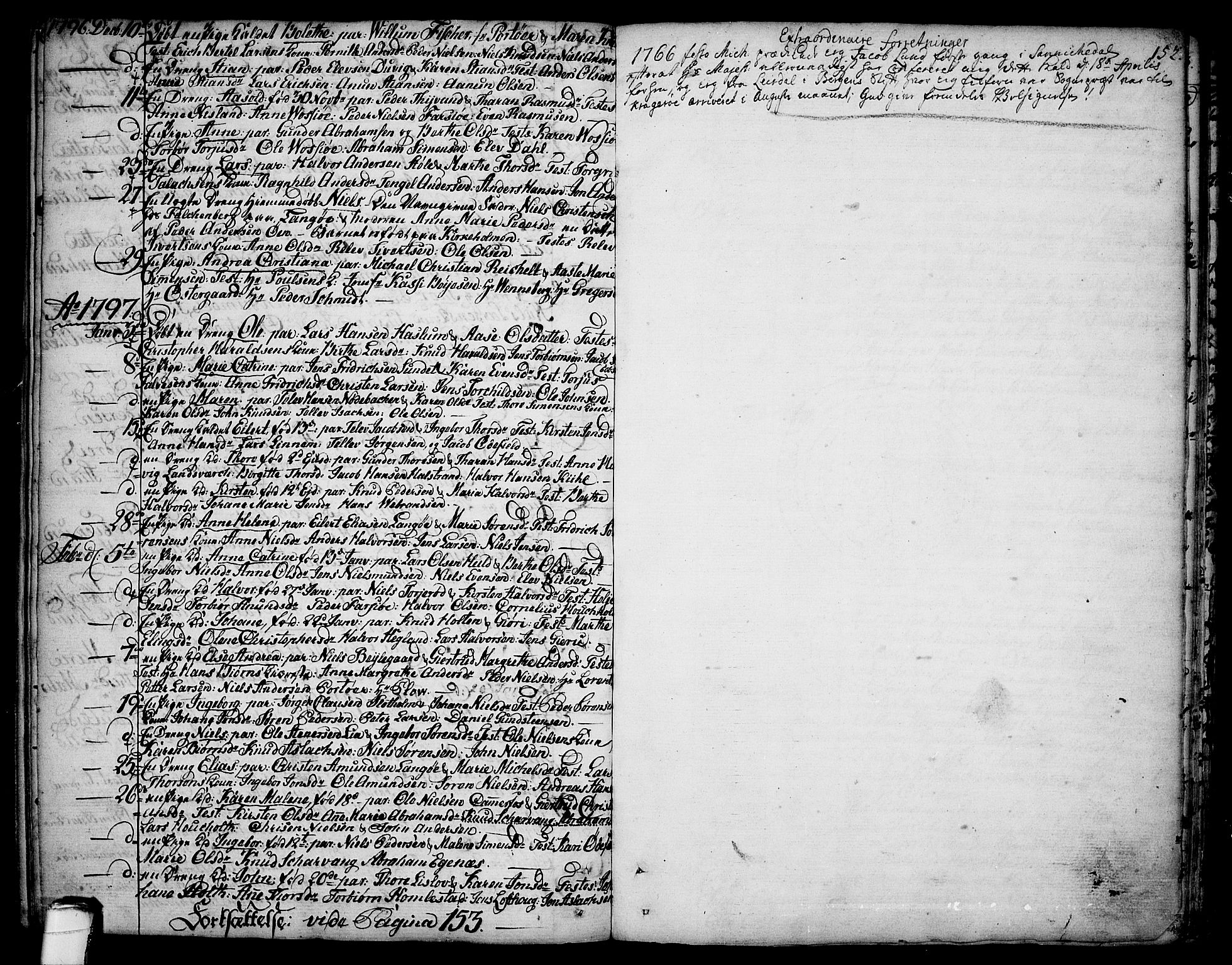 Sannidal kirkebøker, AV/SAKO-A-296/F/Fa/L0002: Ministerialbok nr. 2, 1767-1802, s. 152