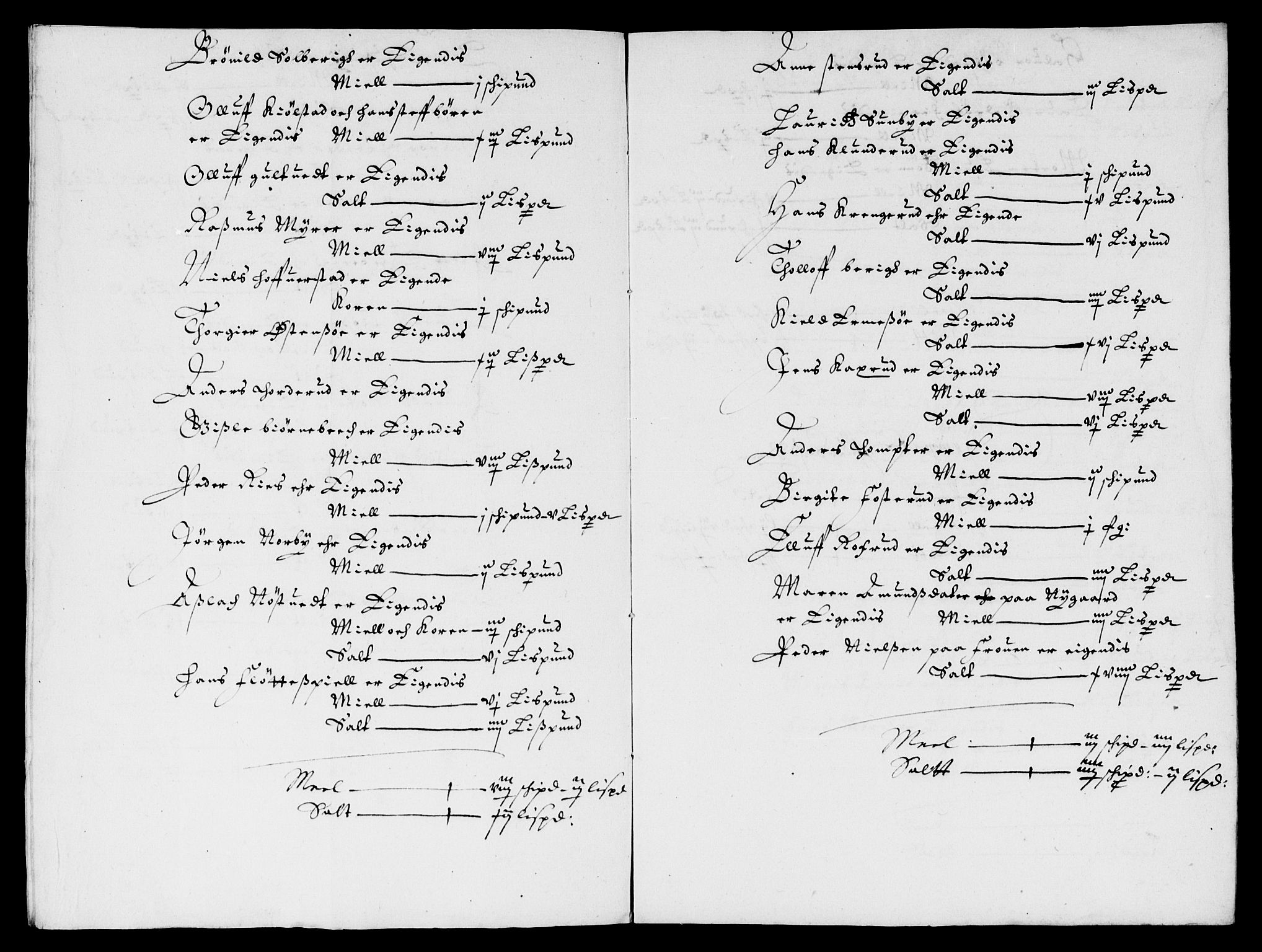 Rentekammeret inntil 1814, Reviderte regnskaper, Lensregnskaper, AV/RA-EA-5023/R/Rb/Rba/L0189: Akershus len, 1646-1647