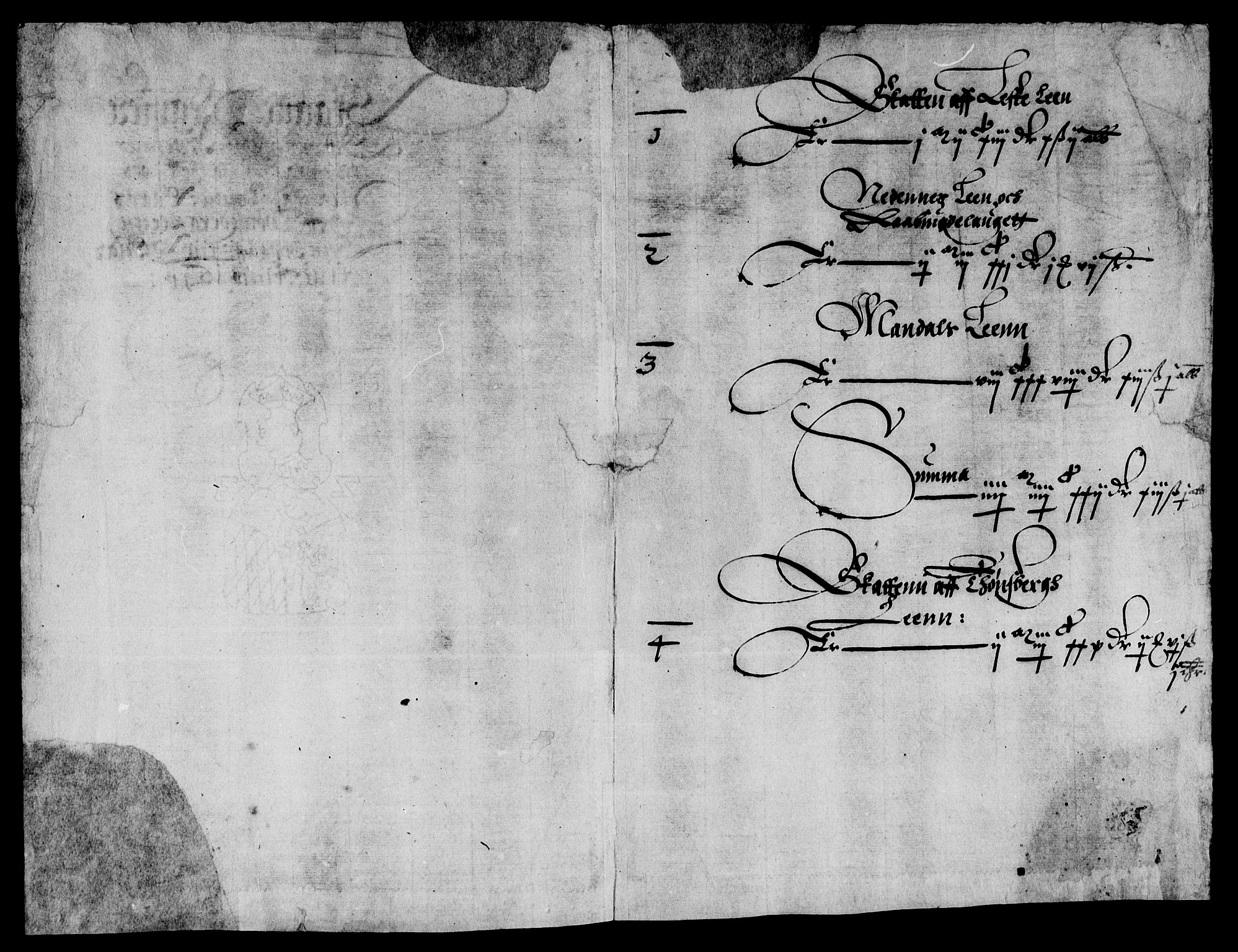 Rentekammeret inntil 1814, Reviderte regnskaper, Lensregnskaper, AV/RA-EA-5023/R/Rb/Rbq/L0003: Nedenes len. Mandals len. Råbyggelag., 1610-1612