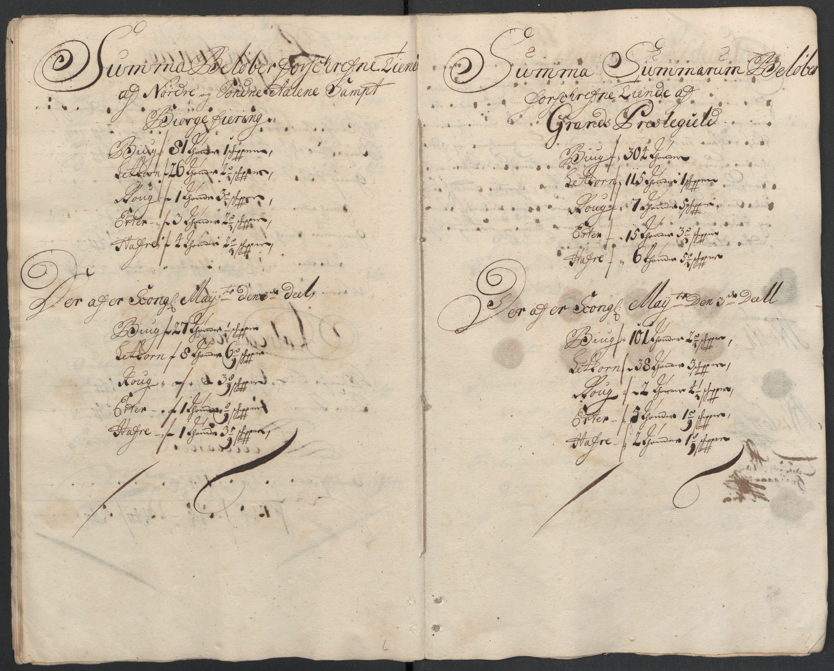 Rentekammeret inntil 1814, Reviderte regnskaper, Fogderegnskap, RA/EA-4092/R18/L1302: Fogderegnskap Hadeland, Toten og Valdres, 1704, s. 30