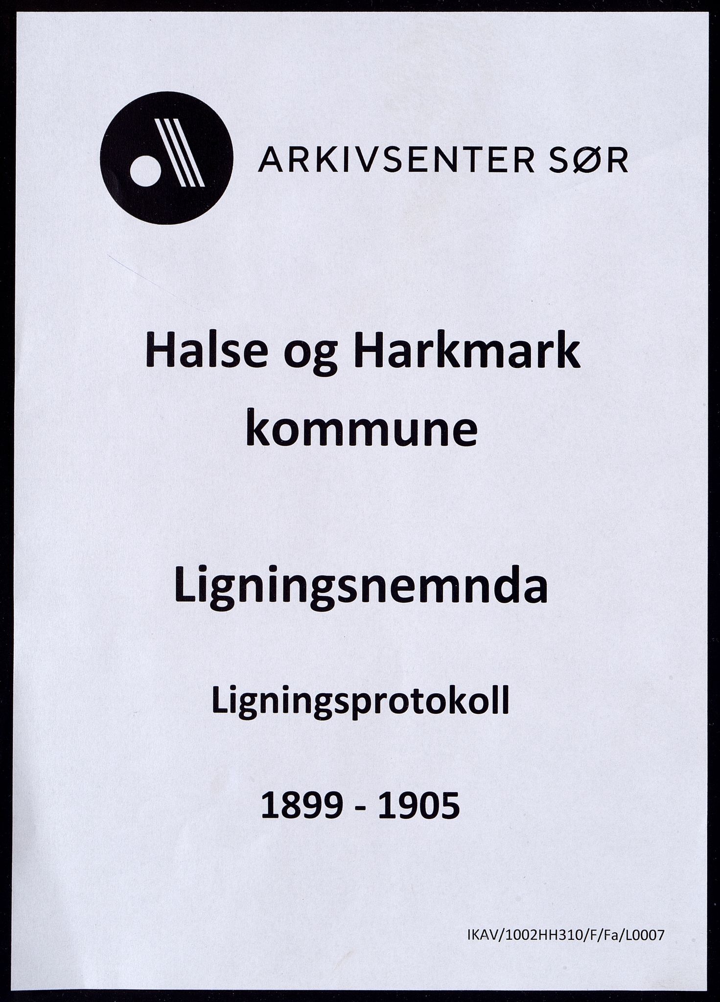 Halse og Harkmark kommune - Ligningsnemda, IKAV/1002HH310/F/Fa/L0007: Ligningsprotokoll, 1899-1905