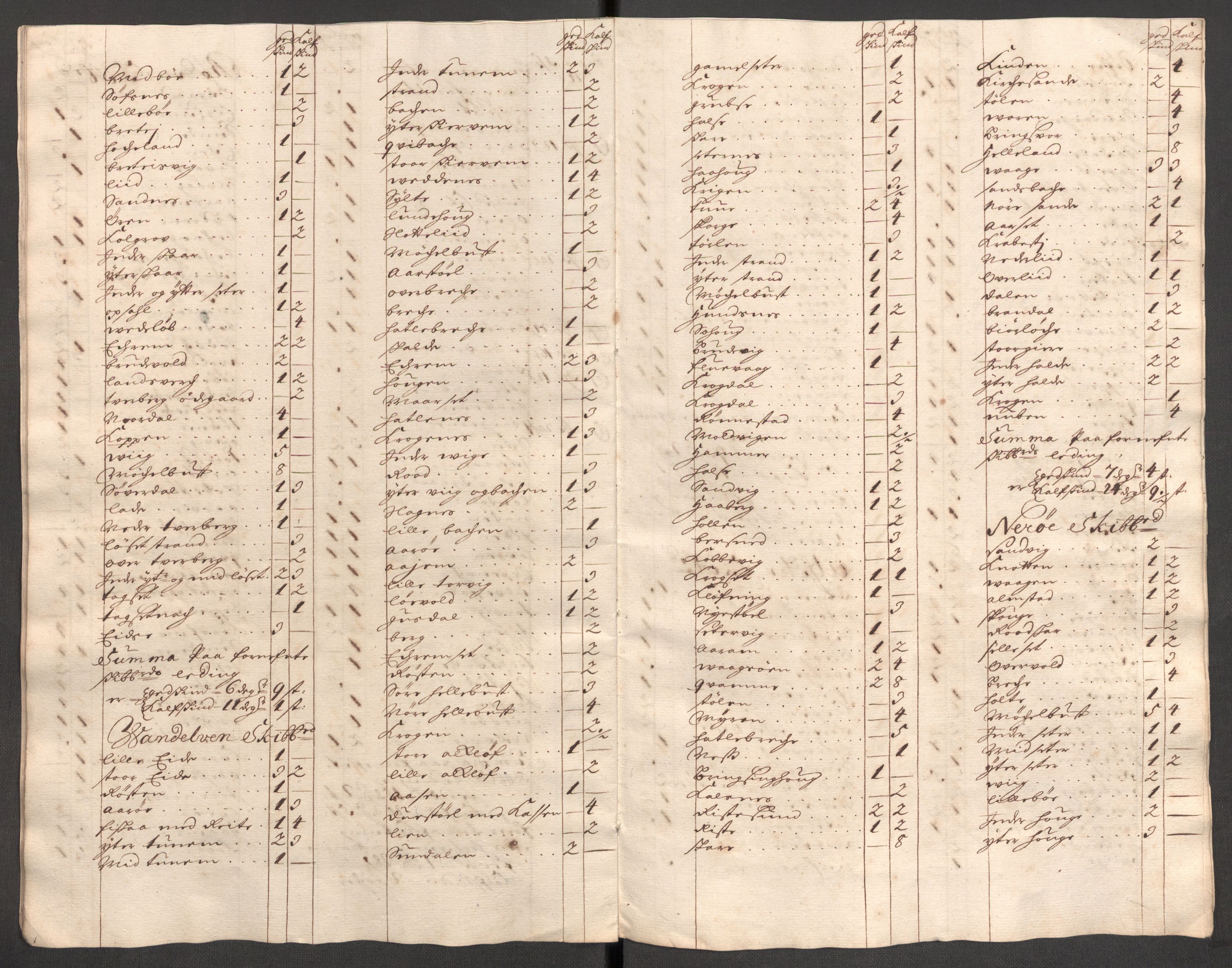 Rentekammeret inntil 1814, Reviderte regnskaper, Fogderegnskap, AV/RA-EA-4092/R54/L3560: Fogderegnskap Sunnmøre, 1704-1705, s. 57