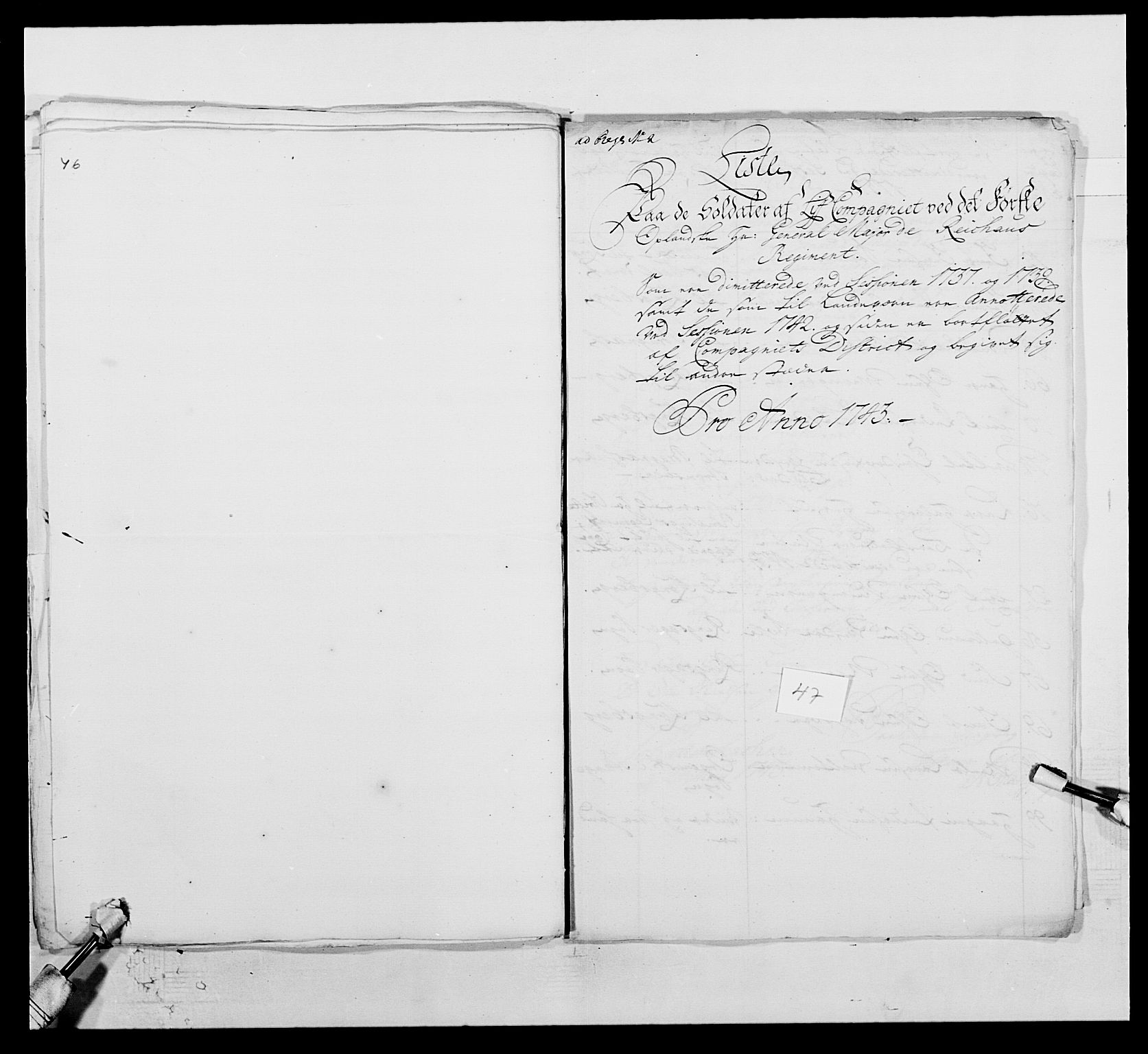 Kommanderende general (KG I) med Det norske krigsdirektorium, AV/RA-EA-5419/E/Ea/L0502: 1. Opplandske regiment, 1720-1743, s. 549