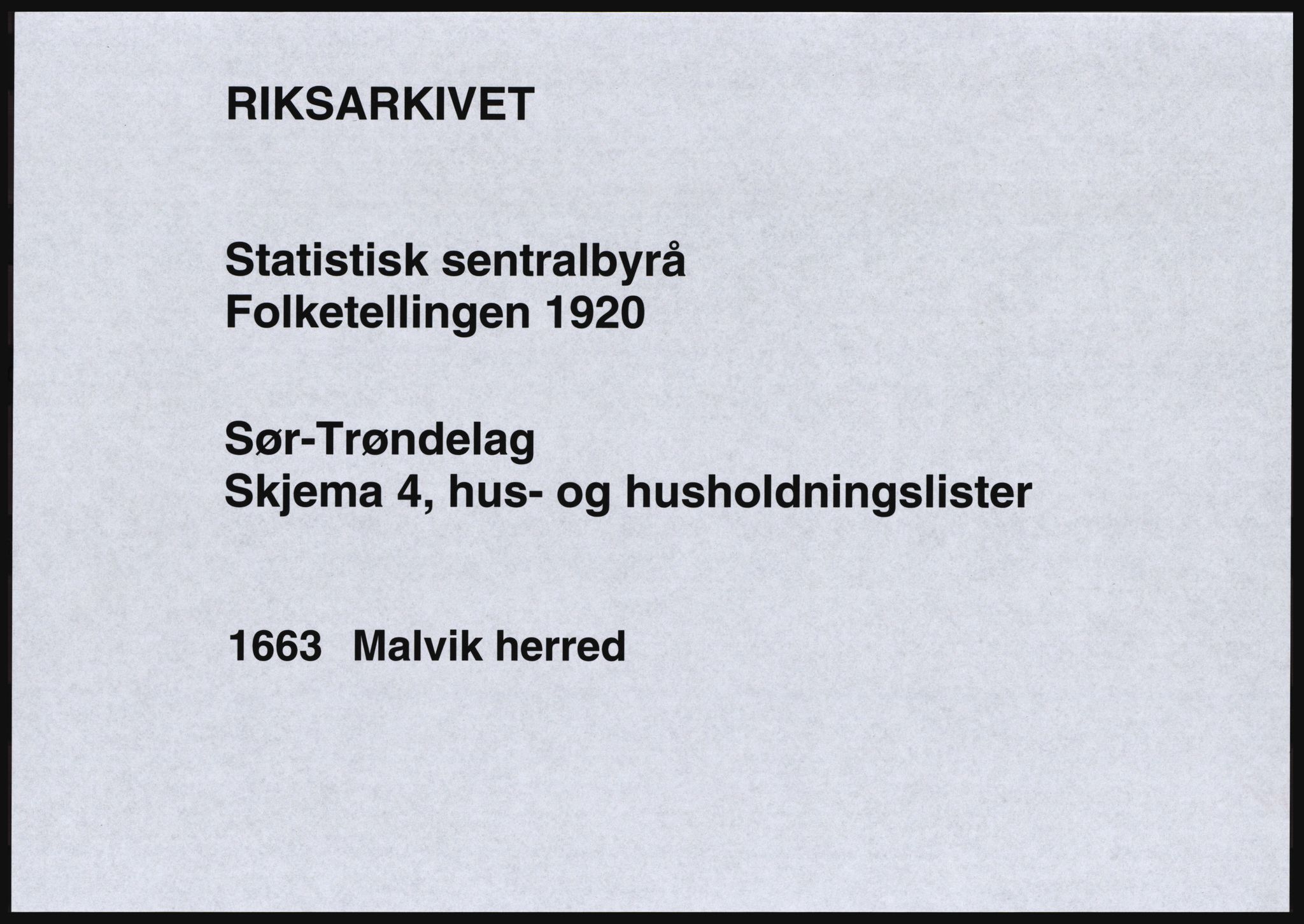 SAT, Folketelling 1920 for 1663 Malvik herred, 1920, s. 40