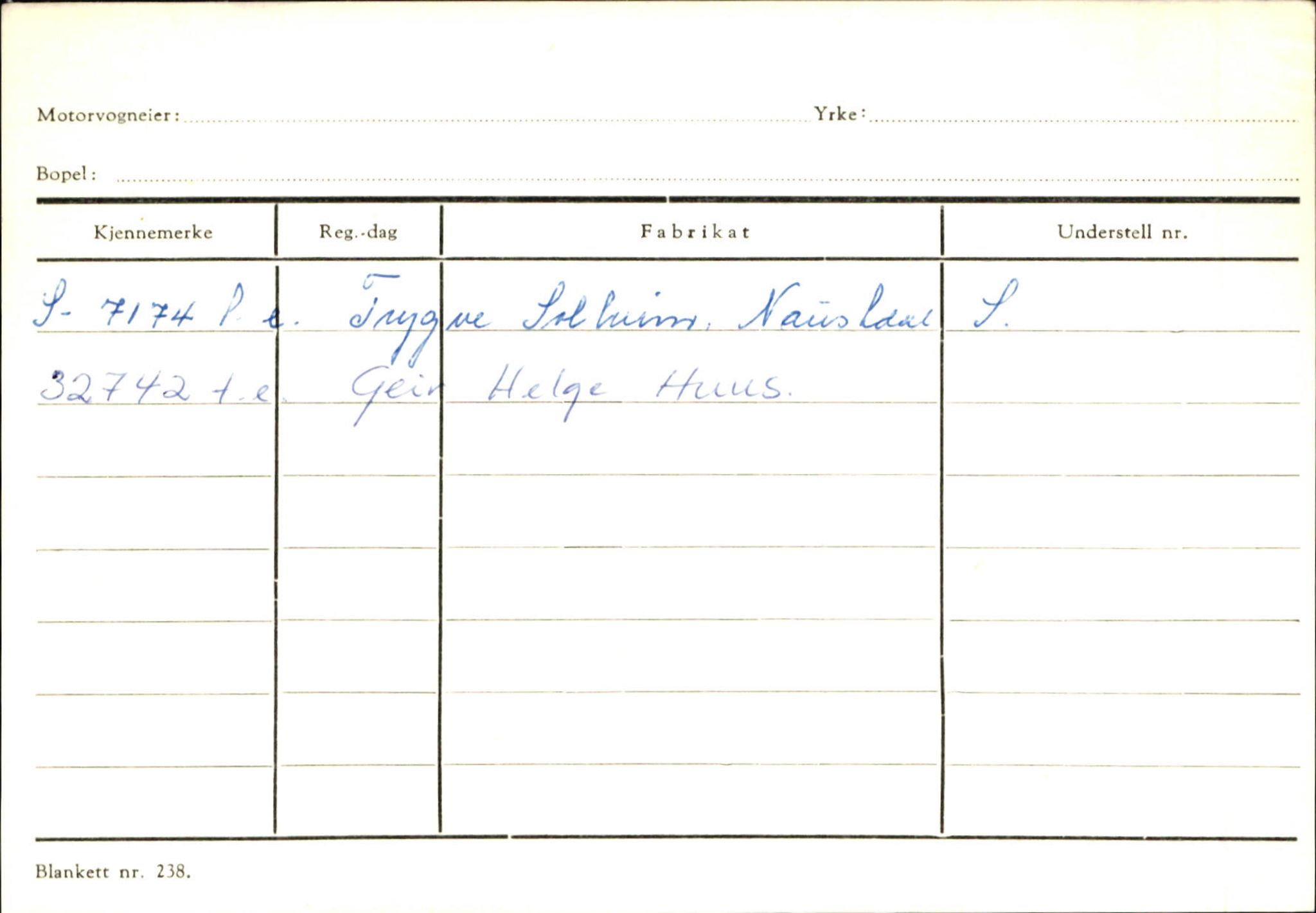 Statens vegvesen, Sogn og Fjordane vegkontor, AV/SAB-A-5301/4/F/L0126: Eigarregister Fjaler M-Å. Leikanger A-Å, 1945-1975, s. 418