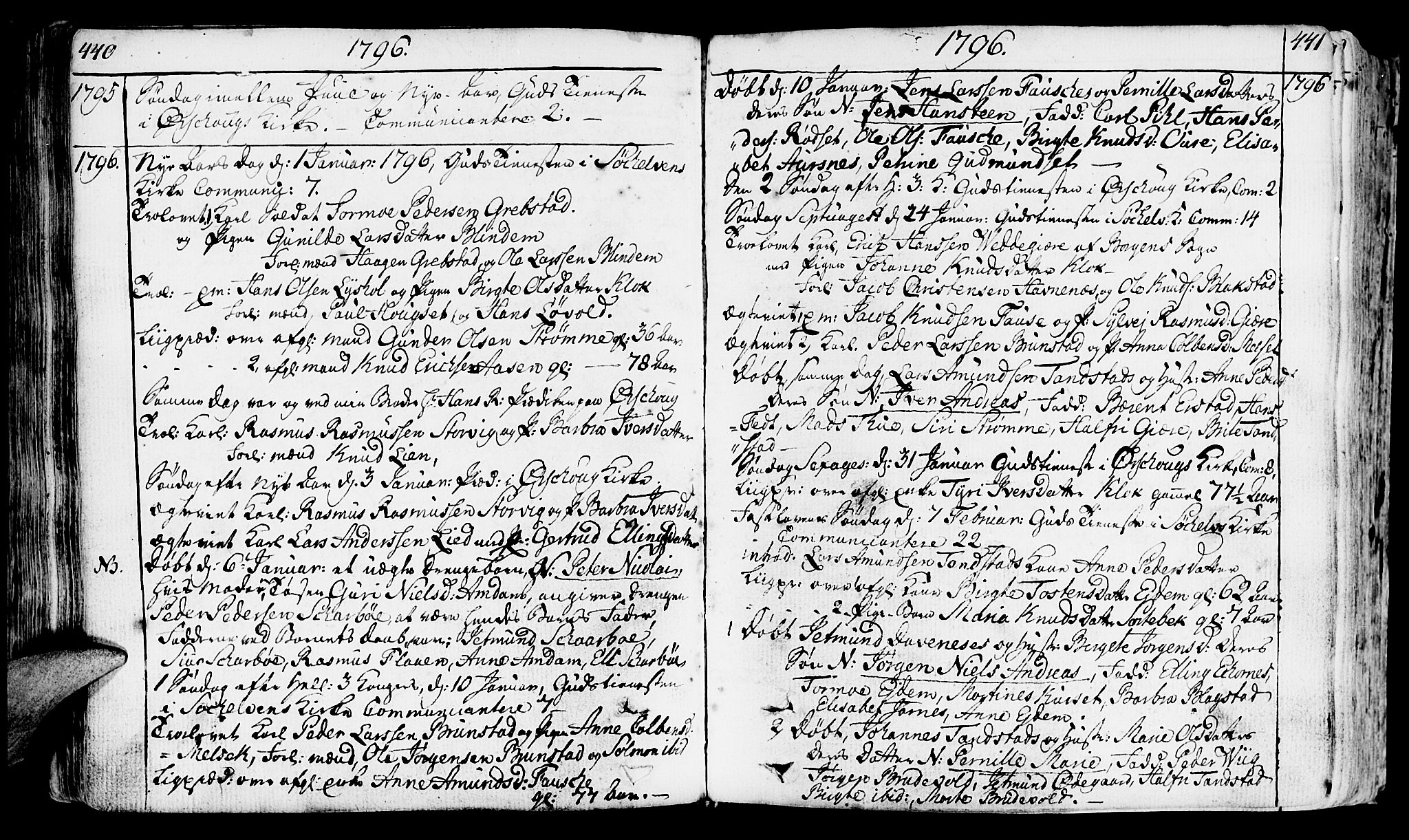 Ministerialprotokoller, klokkerbøker og fødselsregistre - Møre og Romsdal, AV/SAT-A-1454/522/L0308: Ministerialbok nr. 522A03, 1773-1809, s. 440-441