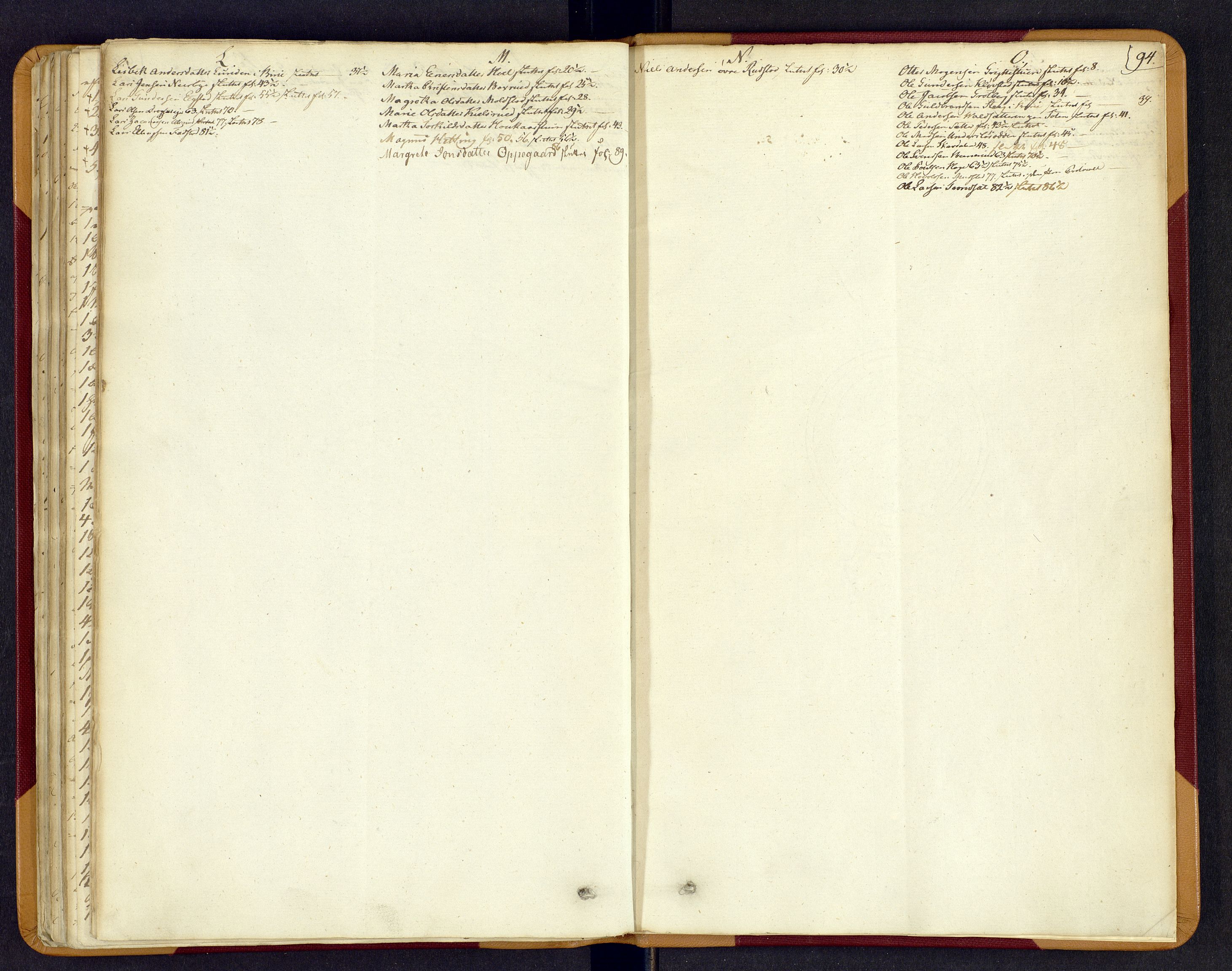 Toten tingrett, SAH/TING-006/J/Ja/L0013: Skifteprotokoll, 1802-1809, s. 93b-94a