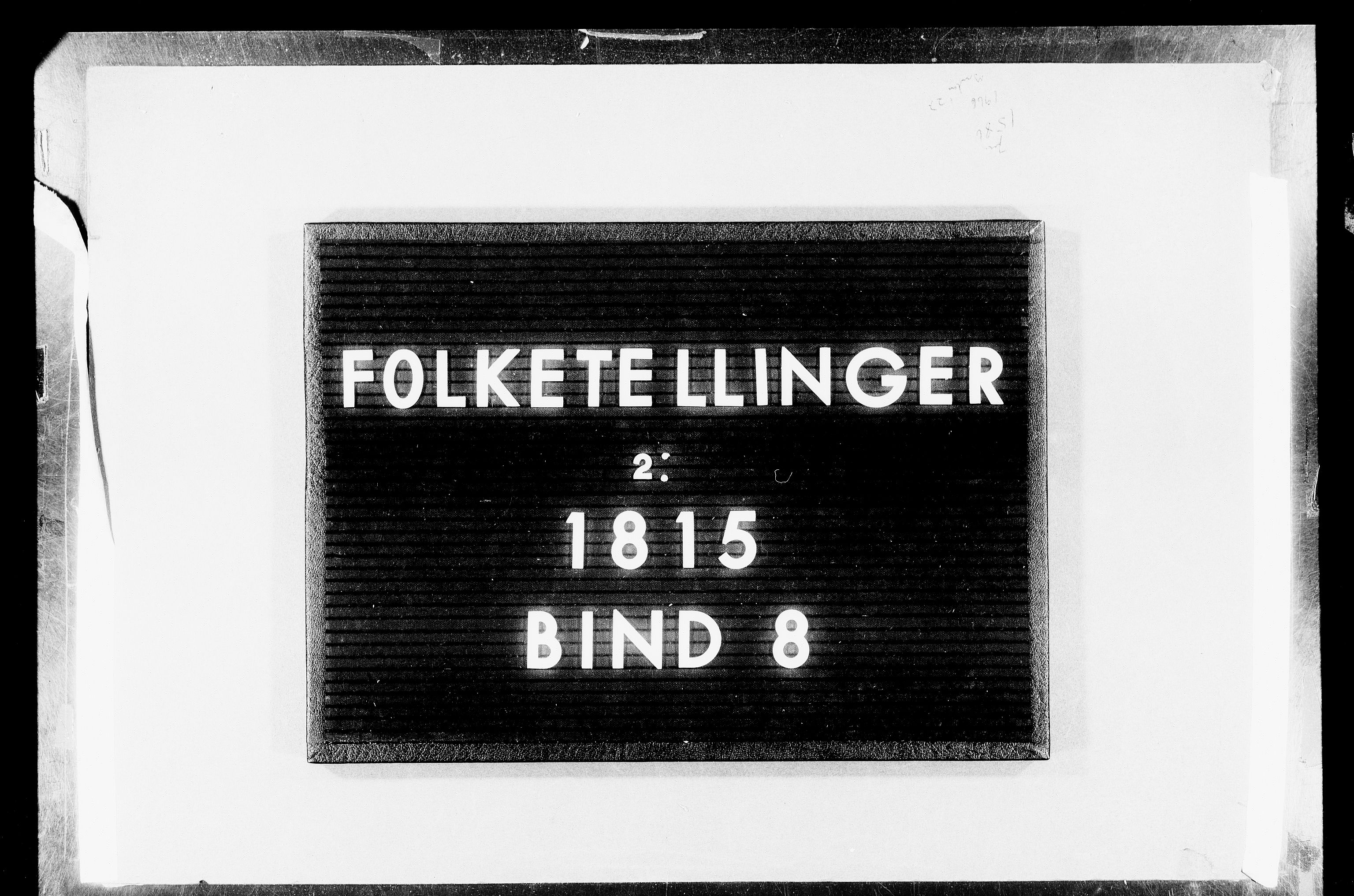 RA, Folketellingen 1815, bind 8: Folkemengdens bevegelse i Tromsø stift og byene, 1815