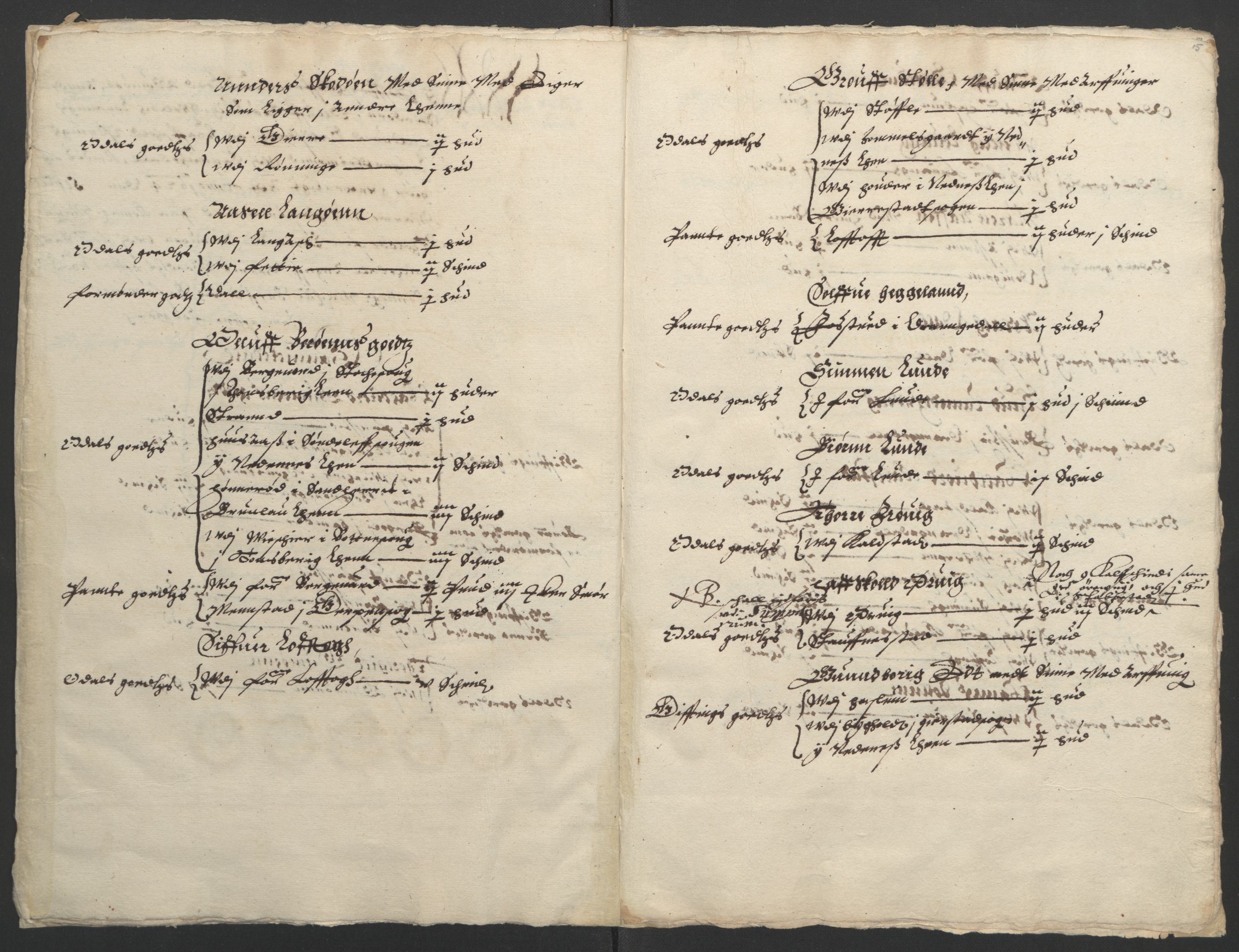 Stattholderembetet 1572-1771, AV/RA-EA-2870/Ek/L0009/0002: Jordebøker til utlikning av rosstjeneste 1624-1626: / Odelsjordebøker for Bratsberg len, 1624, s. 19
