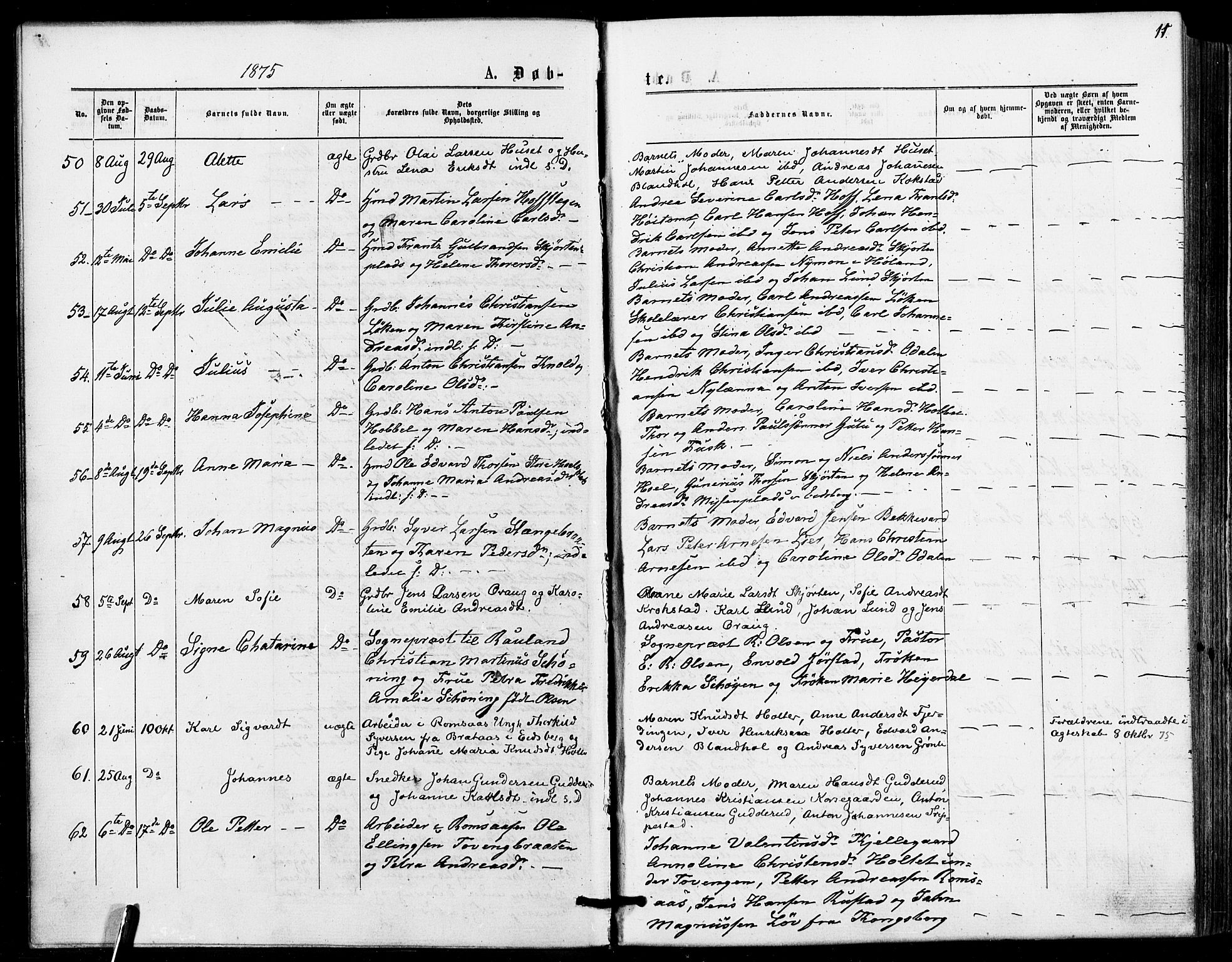Askim prestekontor Kirkebøker, AV/SAO-A-10900/F/Fa/L0006: Ministerialbok nr. 6, 1874-1881, s. 11
