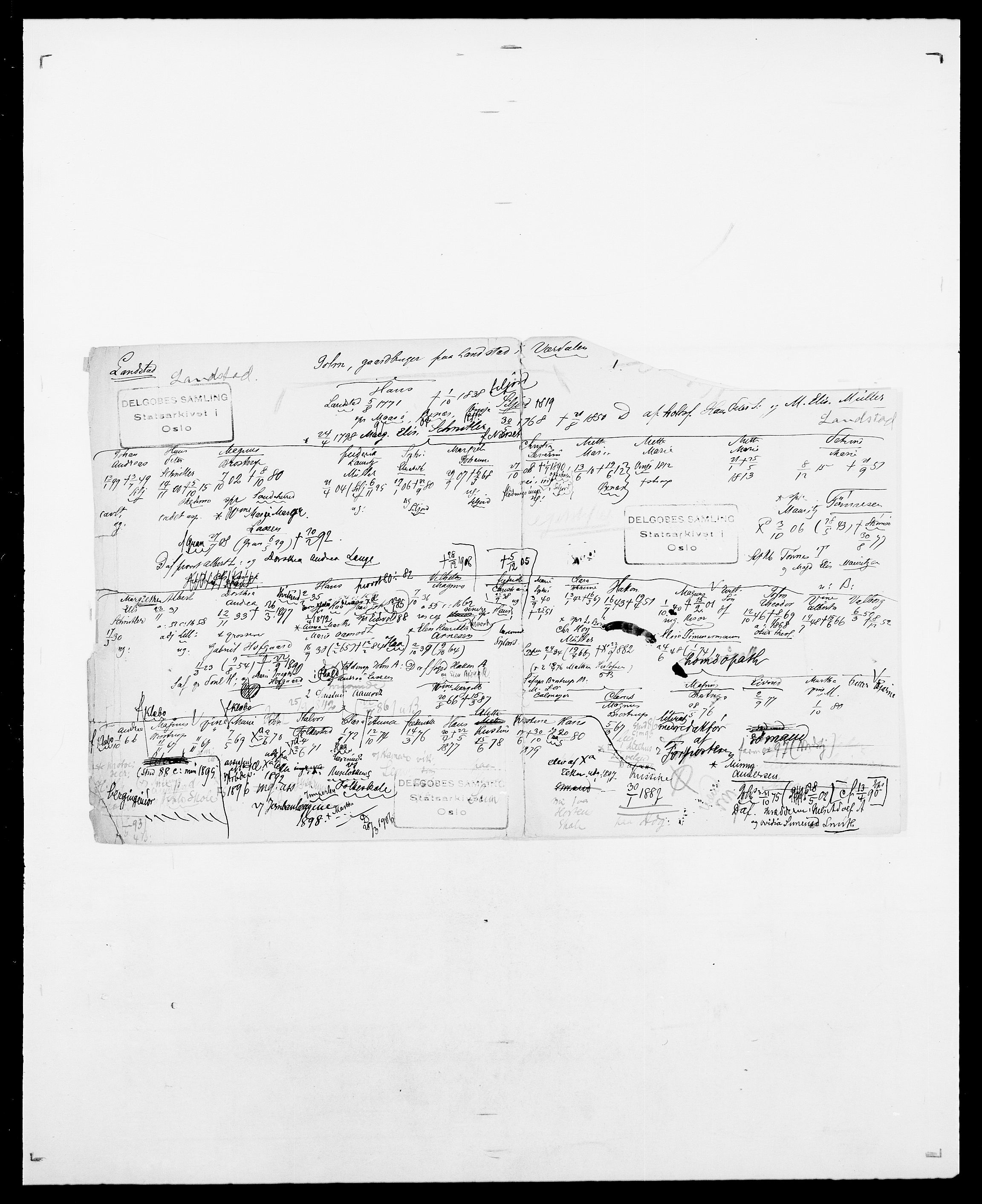 Delgobe, Charles Antoine - samling, AV/SAO-PAO-0038/D/Da/L0022: Krog - Lasteen, s. 540