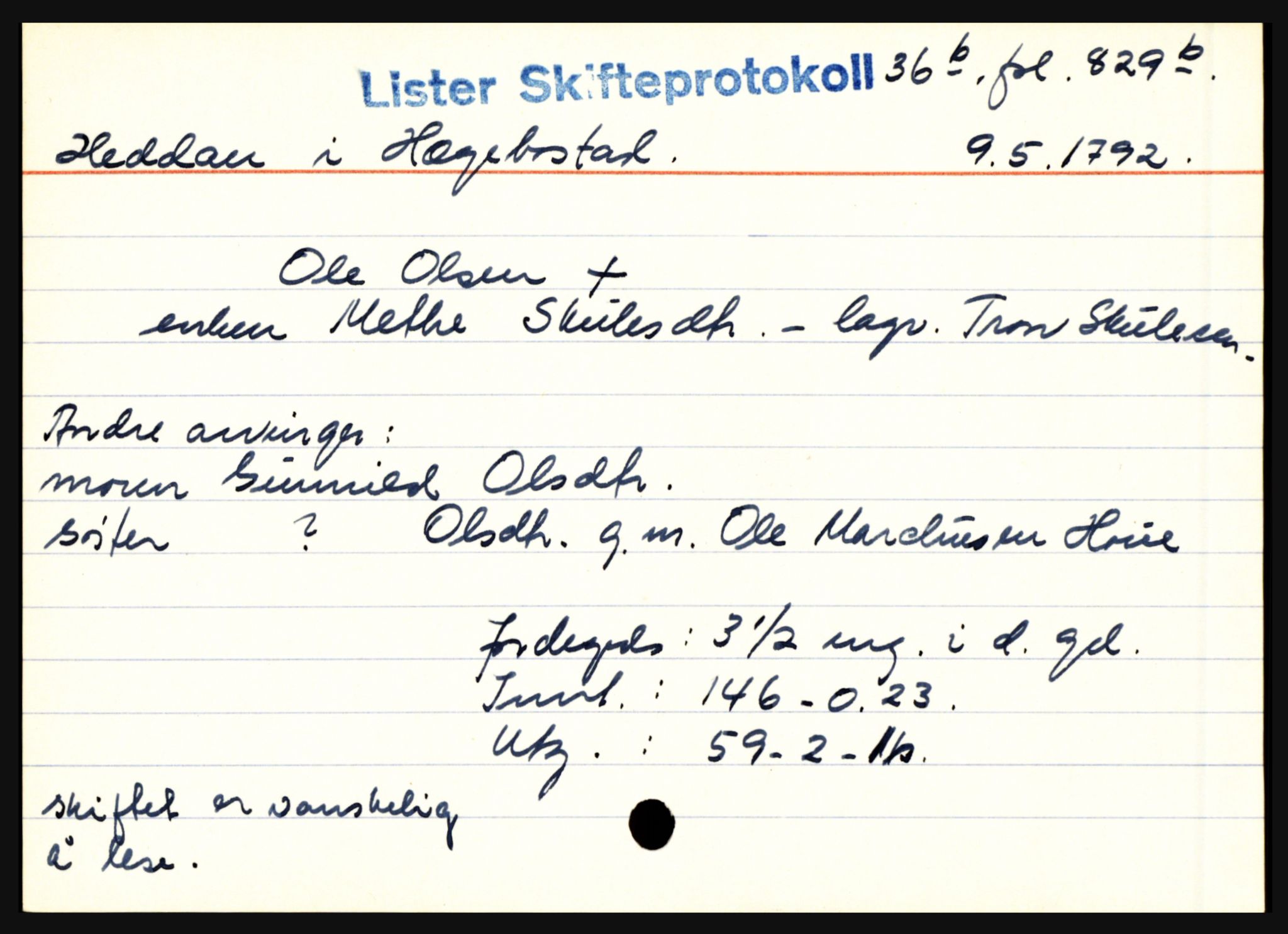 Lister sorenskriveri, AV/SAK-1221-0003/H, s. 14745