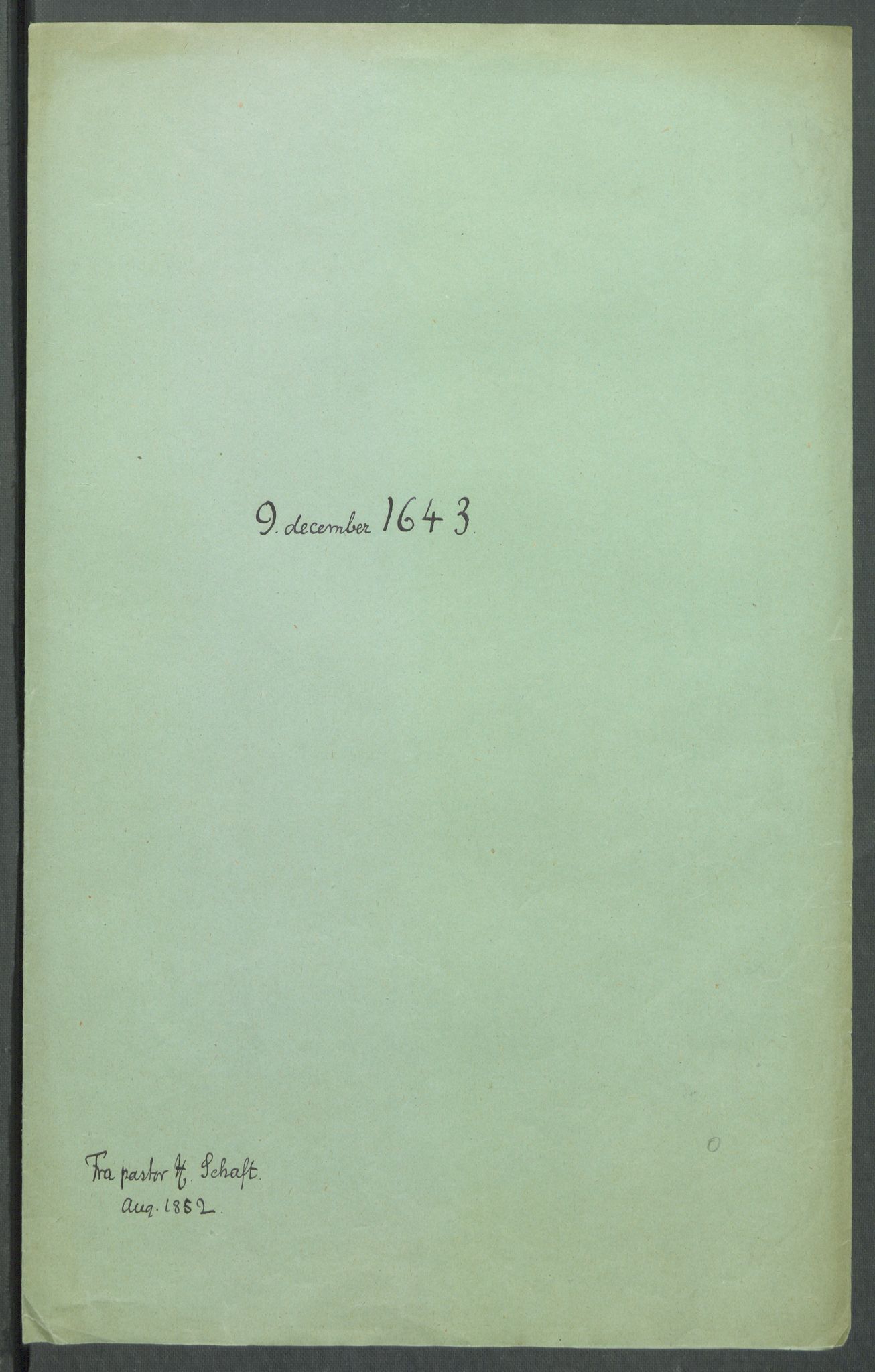 Riksarkivets diplomsamling, RA/EA-5965/F02/L0157: Dokumenter, 1643, s. 111