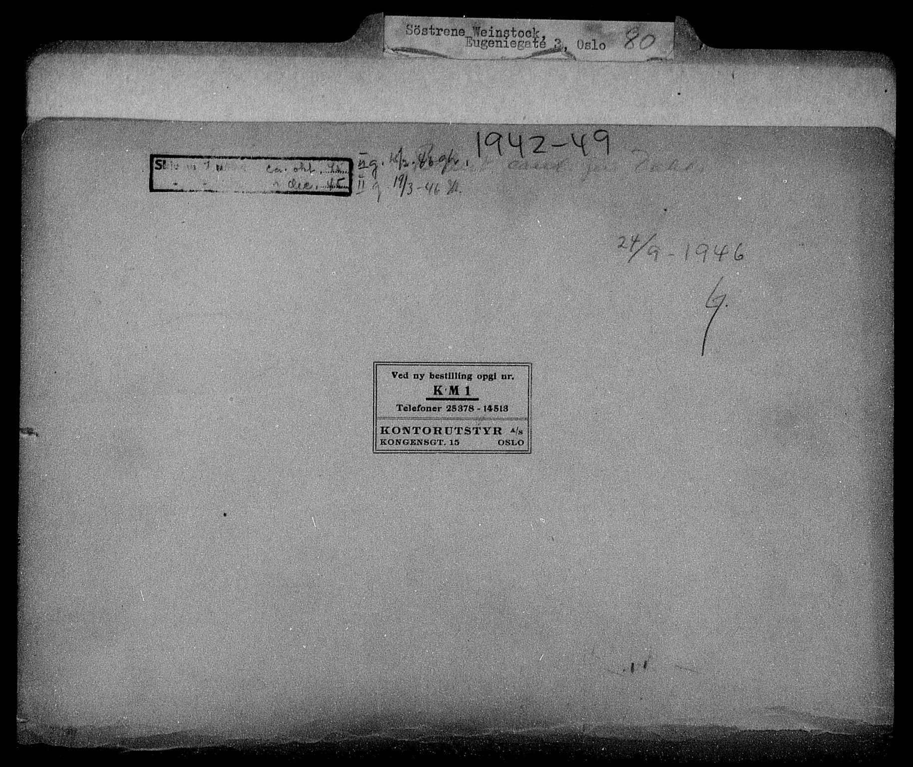 Justisdepartementet, Tilbakeføringskontoret for inndratte formuer, RA/S-1564/H/Hc/Hcc/L0986: --, 1945-1947, s. 2