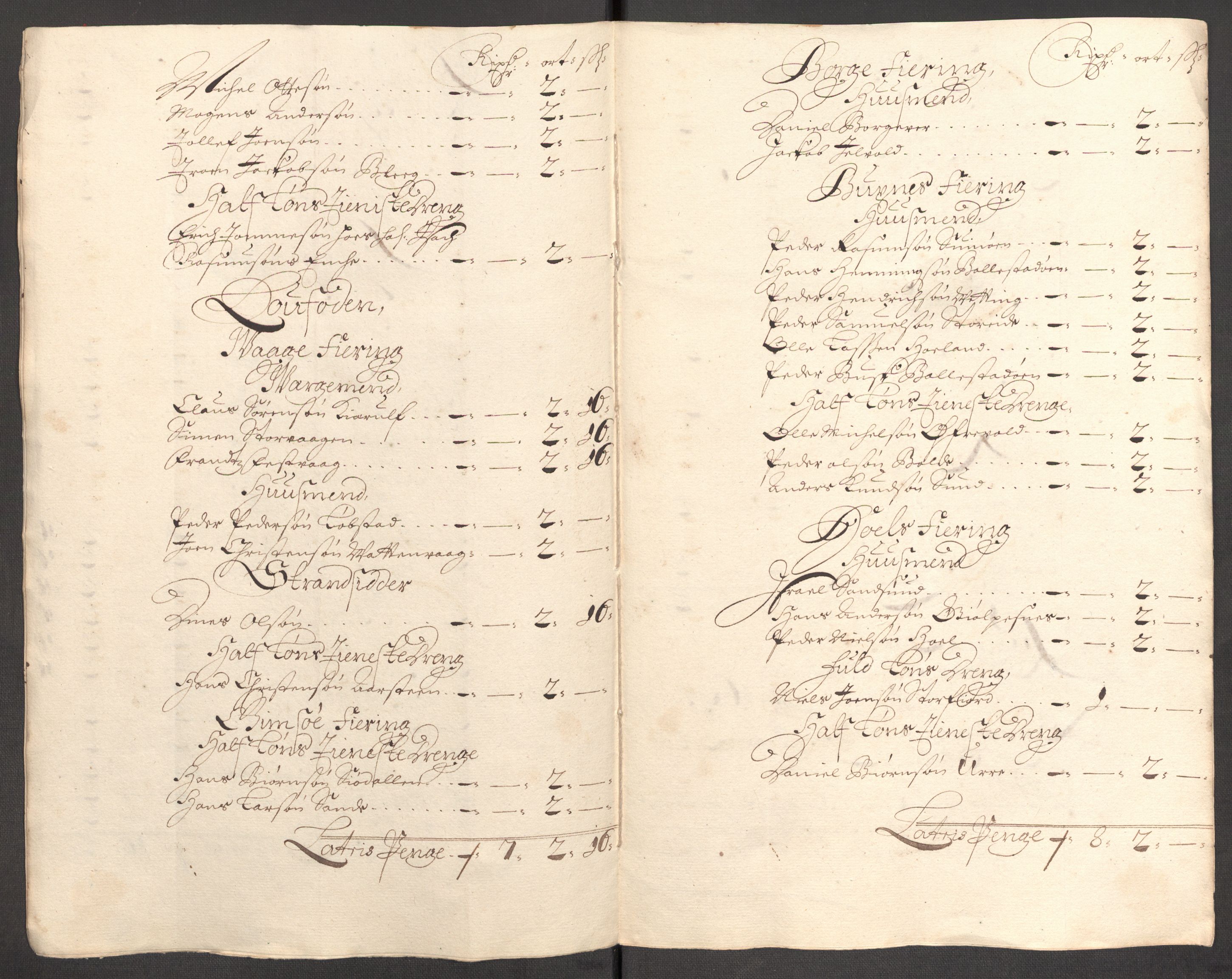 Rentekammeret inntil 1814, Reviderte regnskaper, Fogderegnskap, RA/EA-4092/R67/L4678: Fogderegnskap Vesterålen, Andenes og Lofoten, 1696-1708, s. 294