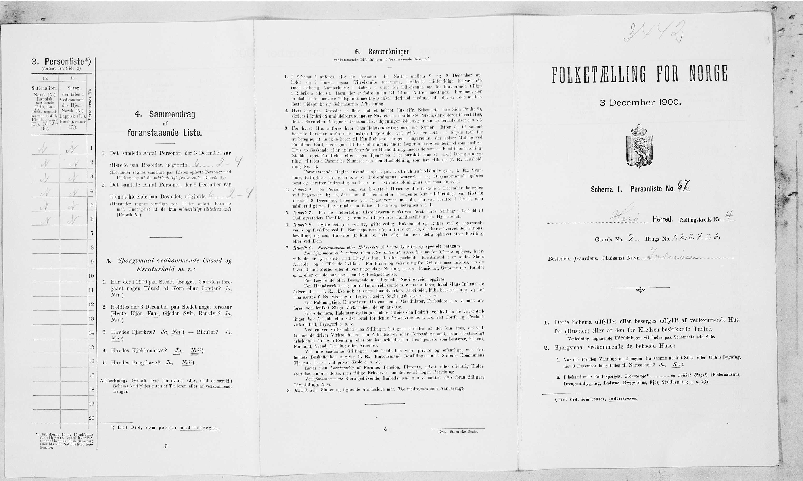 SAT, Folketelling 1900 for 1818 Herøy herred, 1900, s. 502