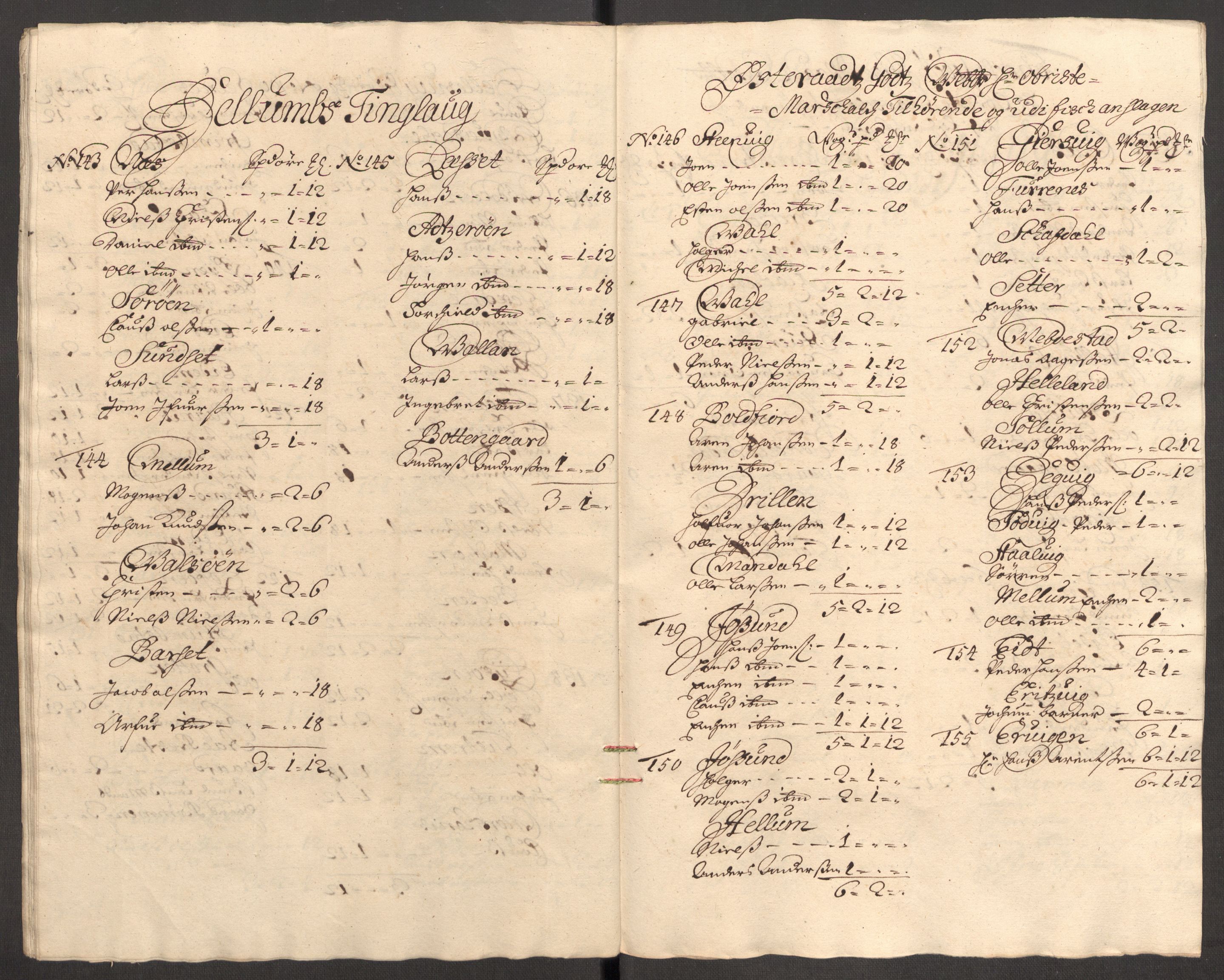 Rentekammeret inntil 1814, Reviderte regnskaper, Fogderegnskap, AV/RA-EA-4092/R57/L3855: Fogderegnskap Fosen, 1702-1703, s. 318