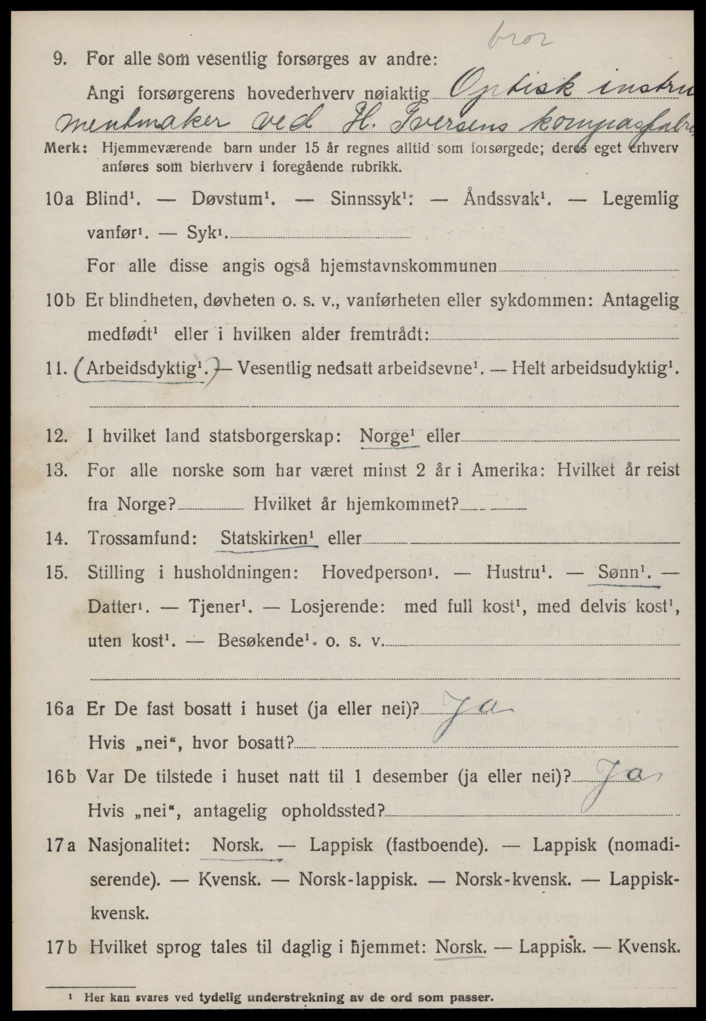 SAT, Folketelling 1920 for 1660 Strinda herred, 1920, s. 19073