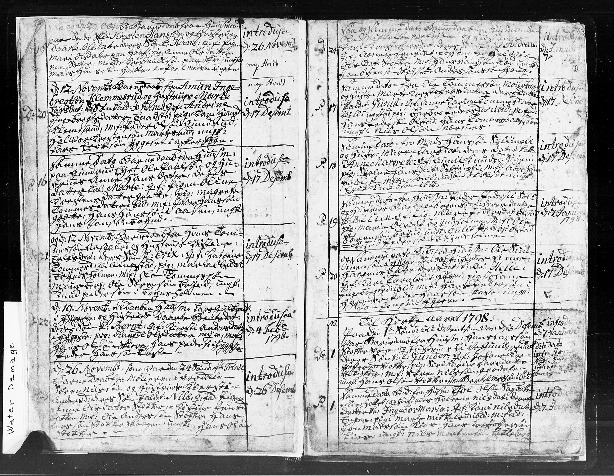 Røyken kirkebøker, AV/SAKO-A-241/G/Ga/L0002: Klokkerbok nr. 2, 1797-1810, s. 3