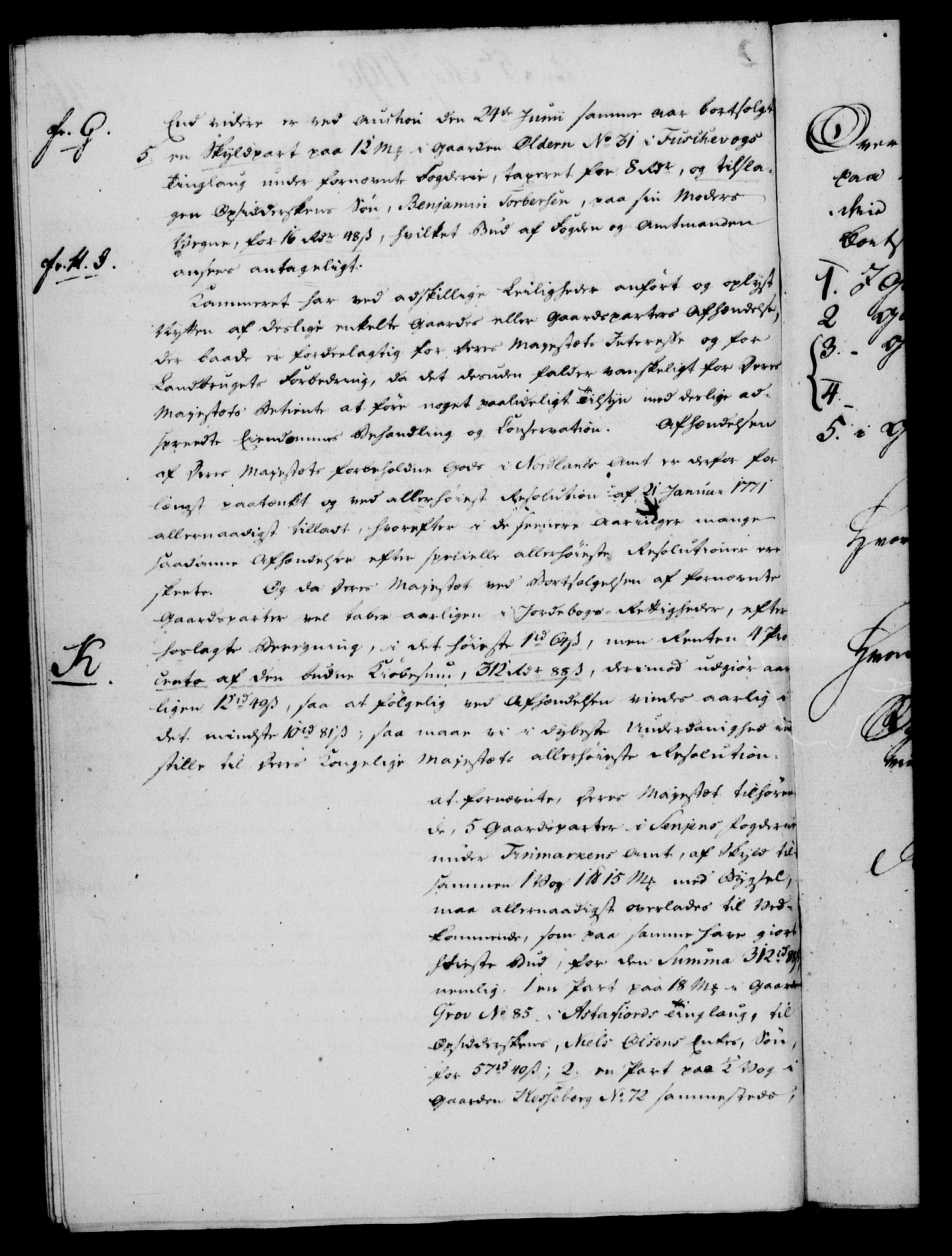 Rentekammeret, Kammerkanselliet, RA/EA-3111/G/Gf/Gfa/L0072: Norsk relasjons- og resolusjonsprotokoll (merket RK 52.72), 1790, s. 222