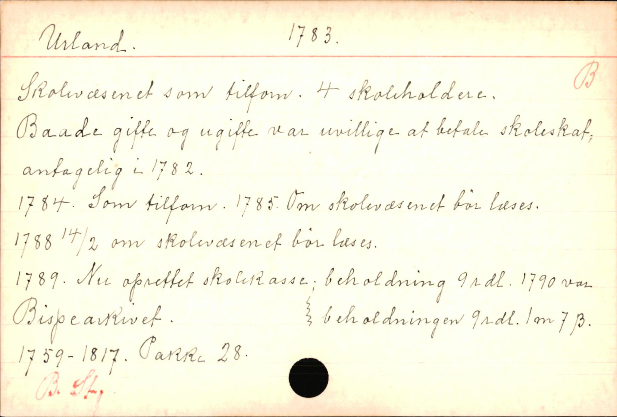 Haugen, Johannes - lærer, AV/SAB-SAB/PA-0036/01/L0001: Om klokkere og lærere, 1521-1904, s. 9166